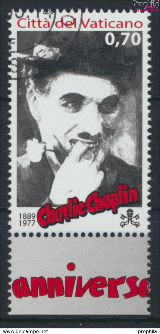 Vatikanstadt 1813 (kompl.Ausg.) Gestempelt 2014 Charlie Chaplin (10005173 - Usati