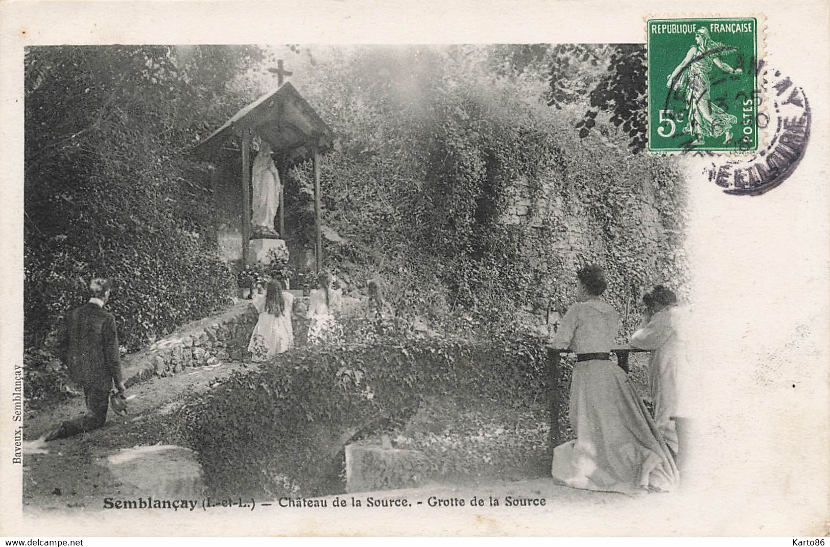 Semblançay * Le Château Et La Grotte De La Source - Semblançay