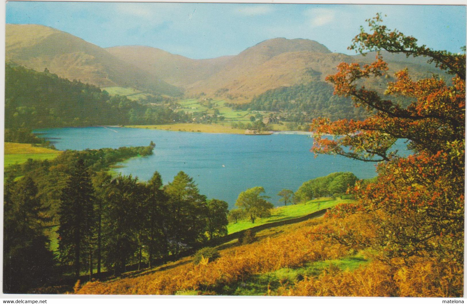 ROYAUME-UNI ANGLETERRE CUMBERLAND/WESTMORLAND  GLENRIDING AND PATTERDALE SEEN ACROSS ULLSWATER FROM ... - Patterdale