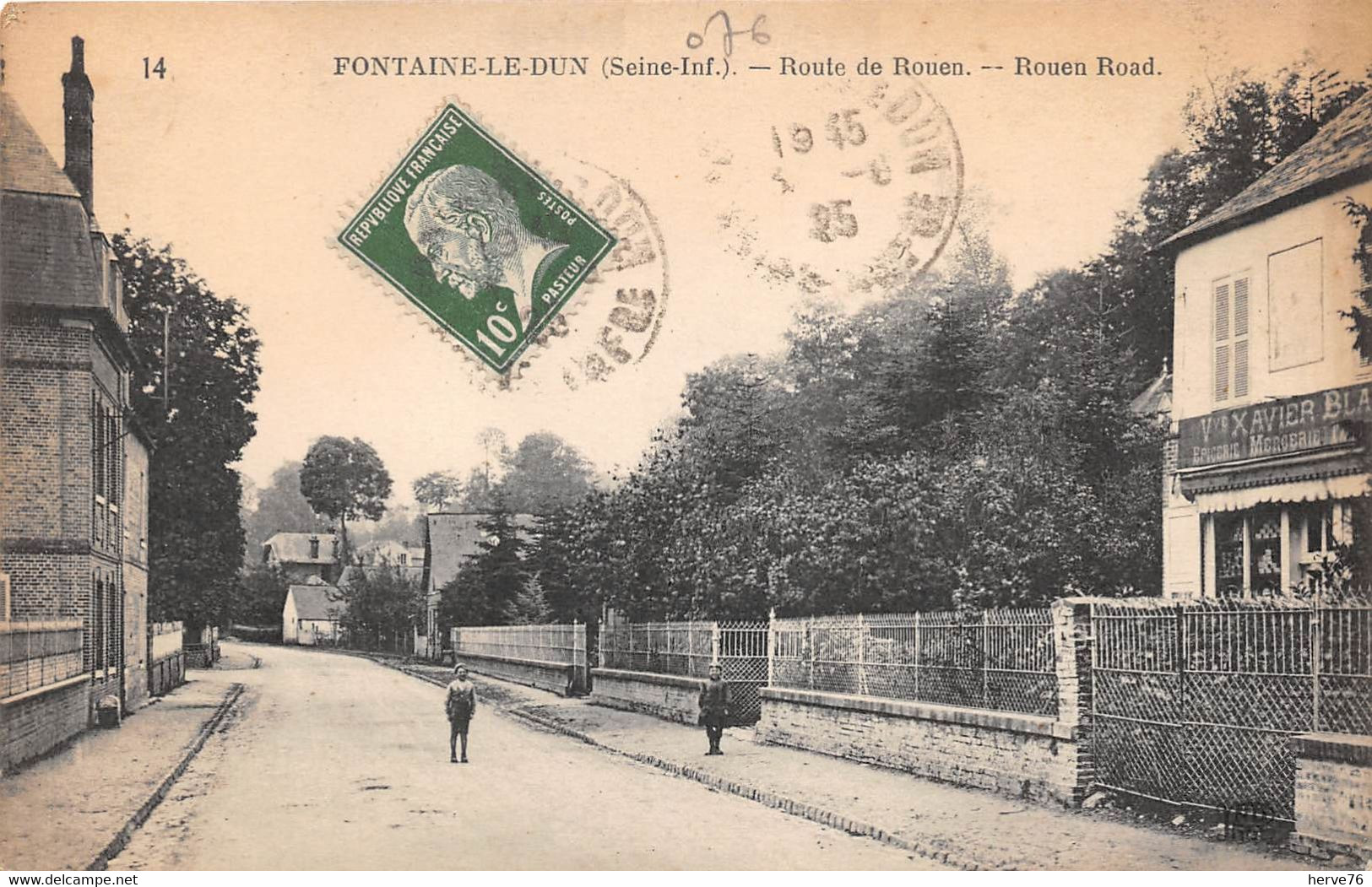 FONTAINE LE DUN - Route De Rouen - Fontaine Le Dun