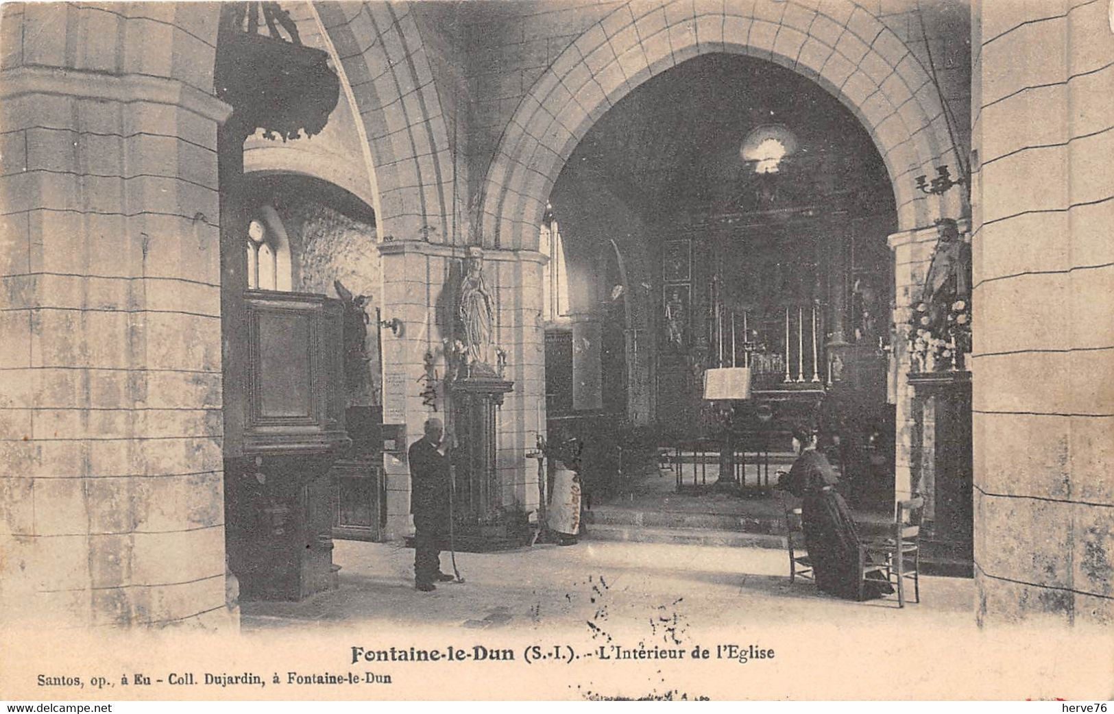 FONTAINE LE DUN - L'intérieur De L'Eglise - Fontaine Le Dun