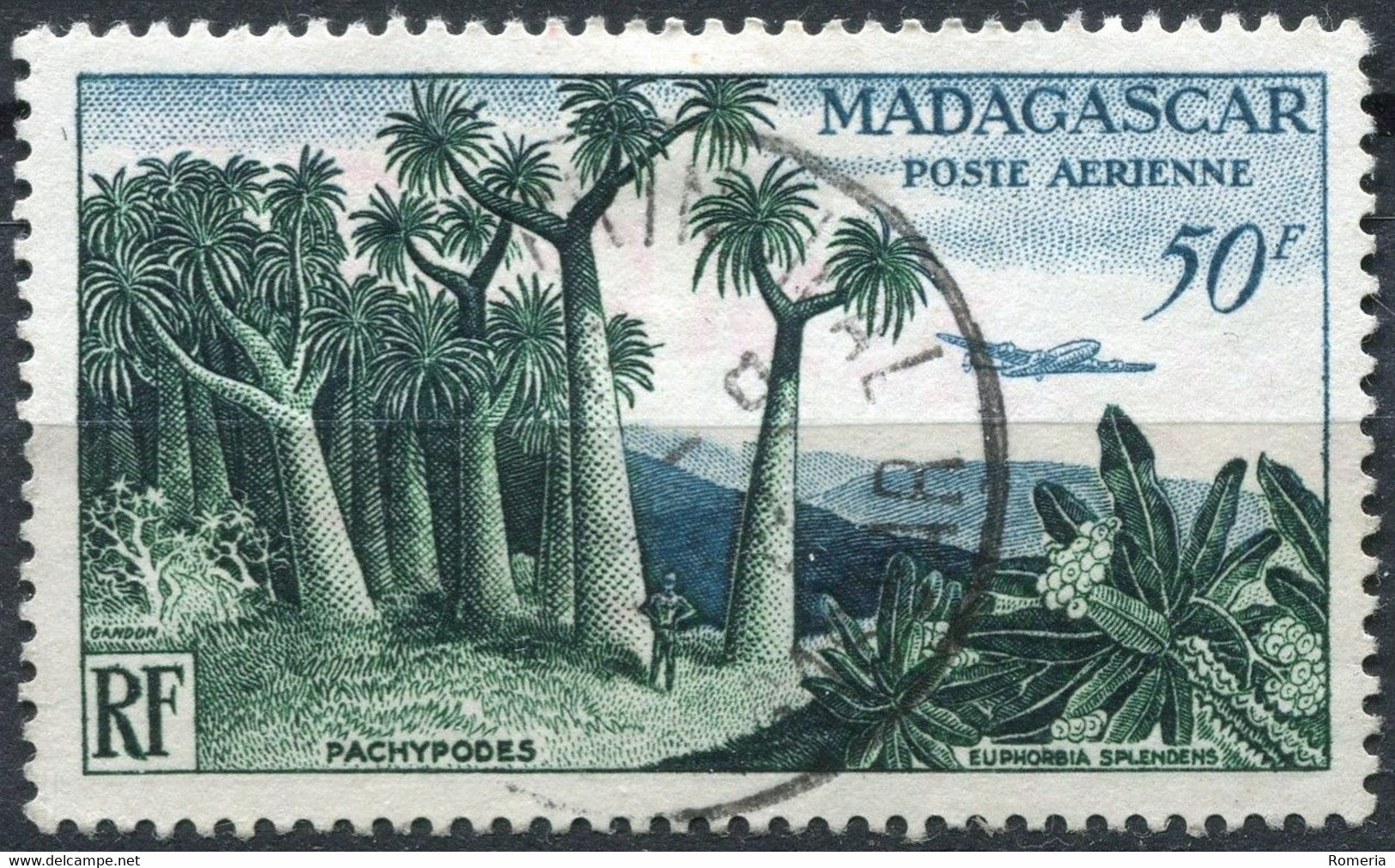 Madagascar - 1942 -> 1954 - Lot Poste Aérienne - Yt PA 53 - PA 63 ->PA 65 / PA 75 -> PA 77 - Oblitérés