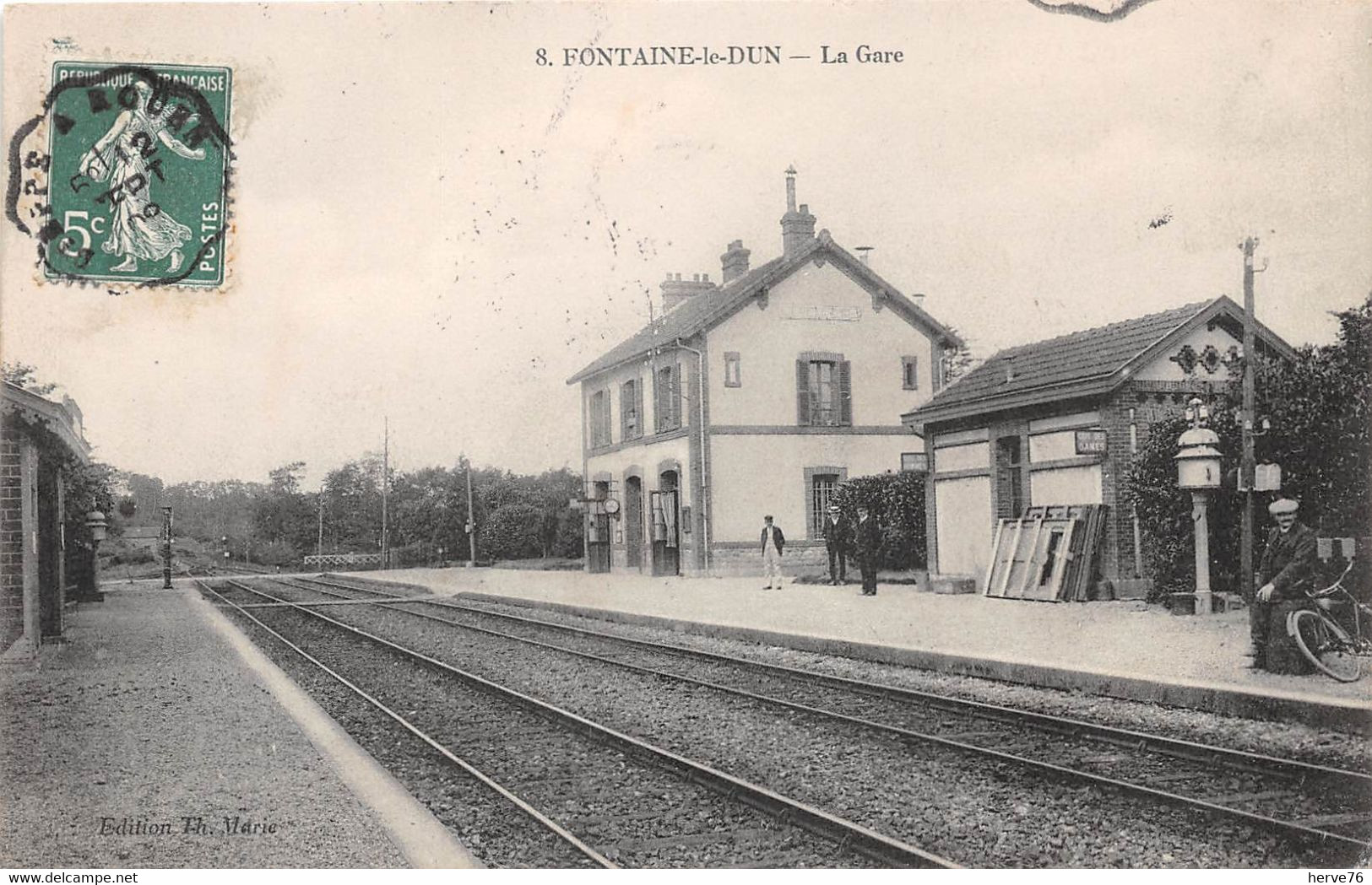 FONTAINE LE DUN - La Gare - Fontaine Le Dun