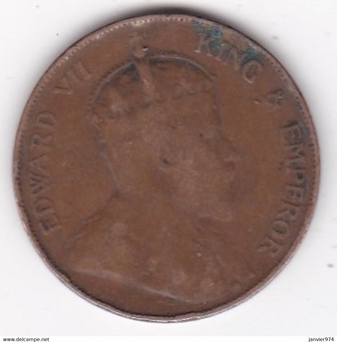 Hong Kong . 1 Cents 1905  . Edward VII. Bronze . KM# 11 - Hong Kong