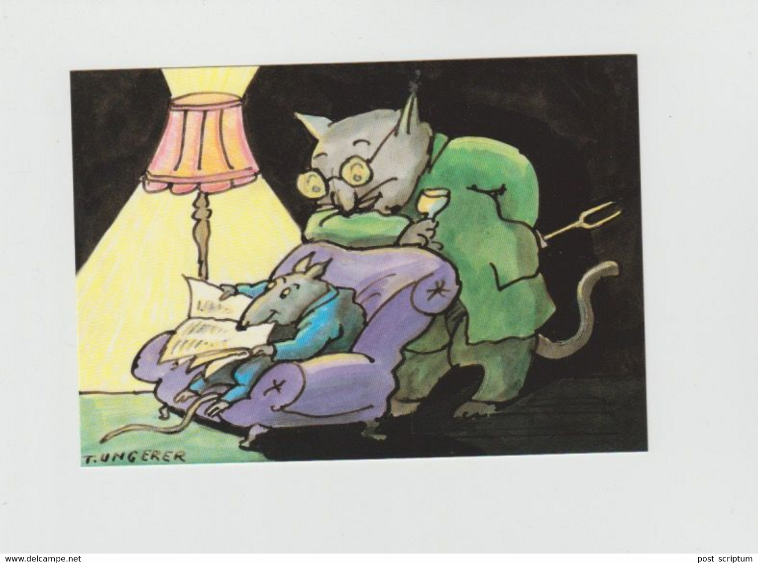 Thème - Illustrateur - Tomi Ungerer - Electrocartes - Chat  Et  Souris - Exposition - Ungerer