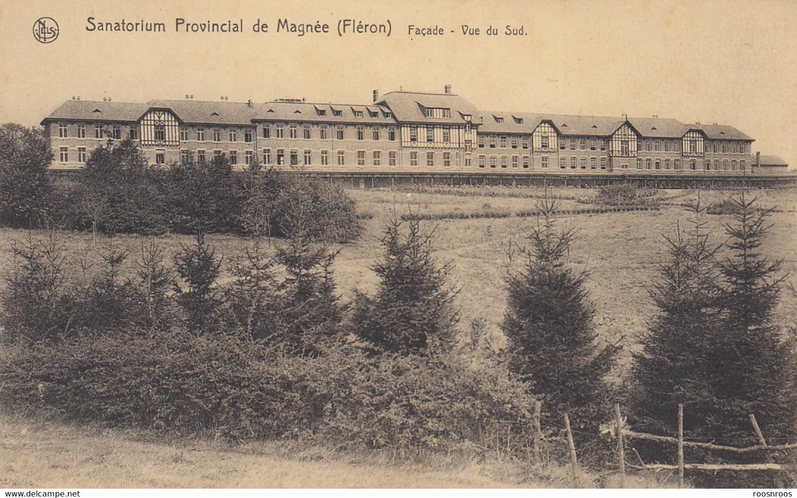 CP FLERON BELGIQUE - SANATORIUM PROVINCIAL DE MAGNEE - FACADE VUE DU SUD - Fléron