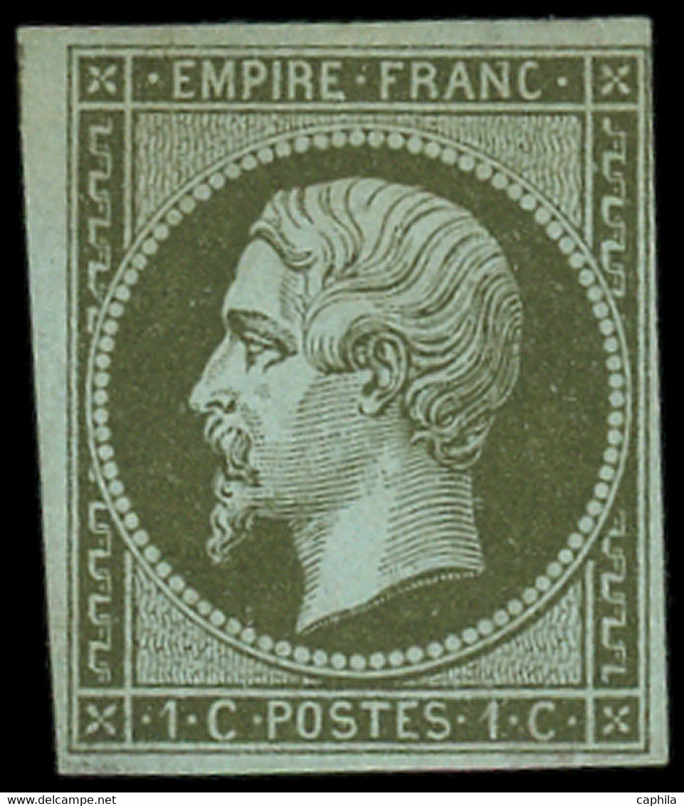 * FRANCE - Poste - 11, Marges Intactes: 1c. Empire - 1853-1860 Napoléon III