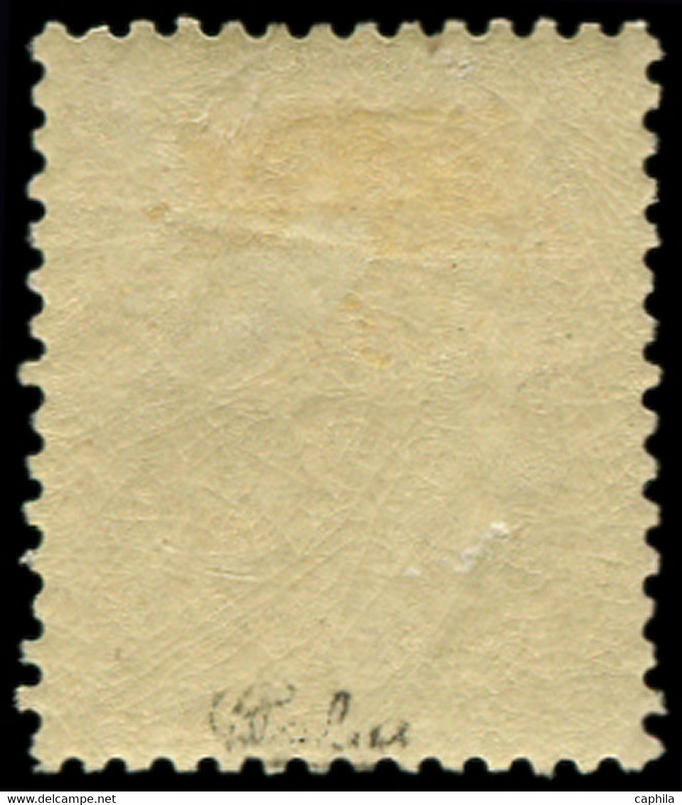 * FRANCE - Poste - 28A, Type I, Signé Calves: 10c. Bistre - 1863-1870 Napoléon III Con Laureles