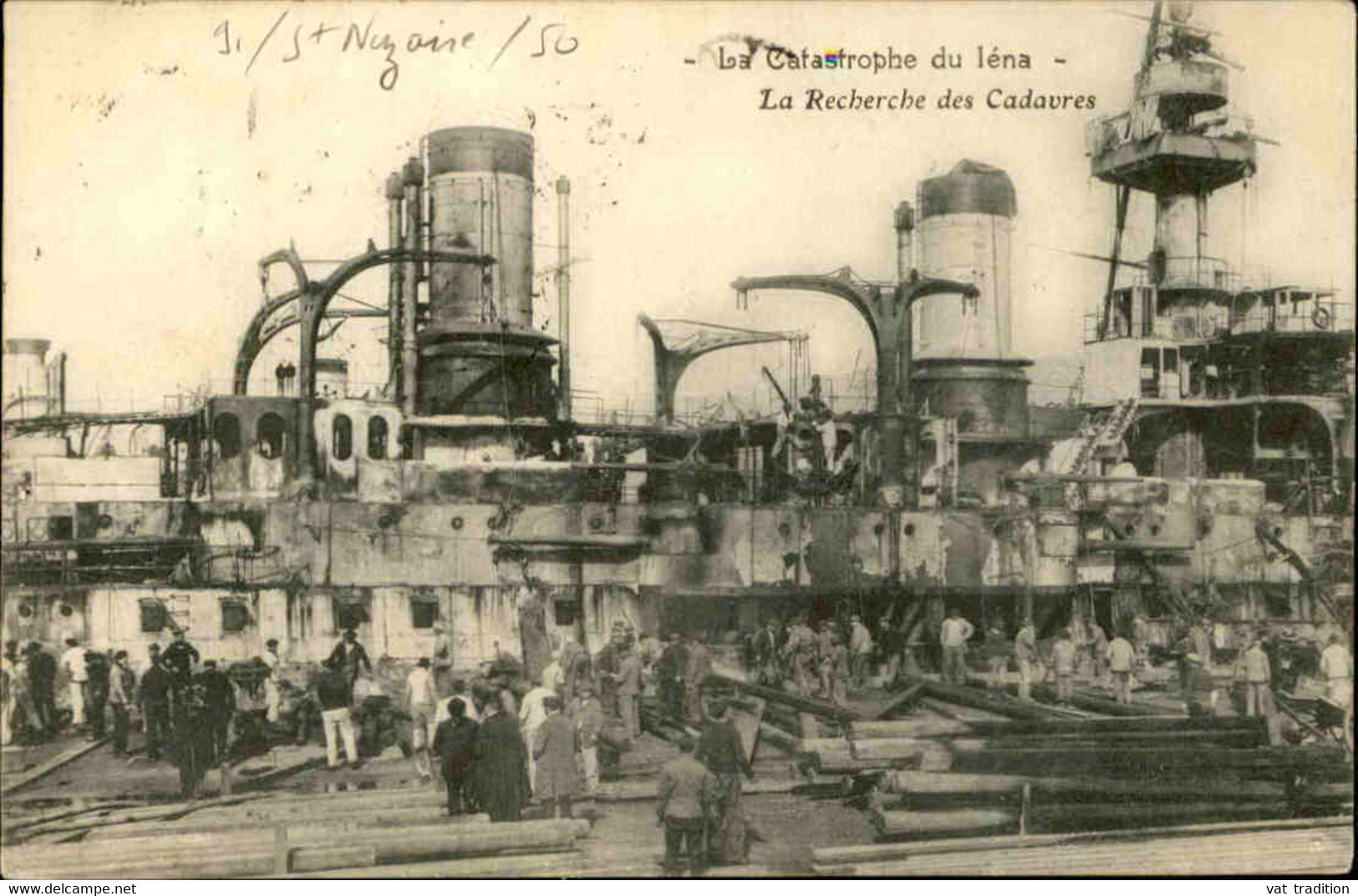 ÉVÉNEMENTS -  Carte Postale De La Catastrophe Du Iéna - La Recherche Des Cadavres - L 141179 - Katastrophen