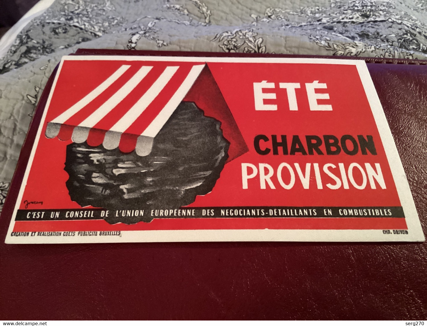 Ete Charbons Provision. C’est Un Conseil De L’union Européenne, Des Négociants Détaillant En Combustible. - C