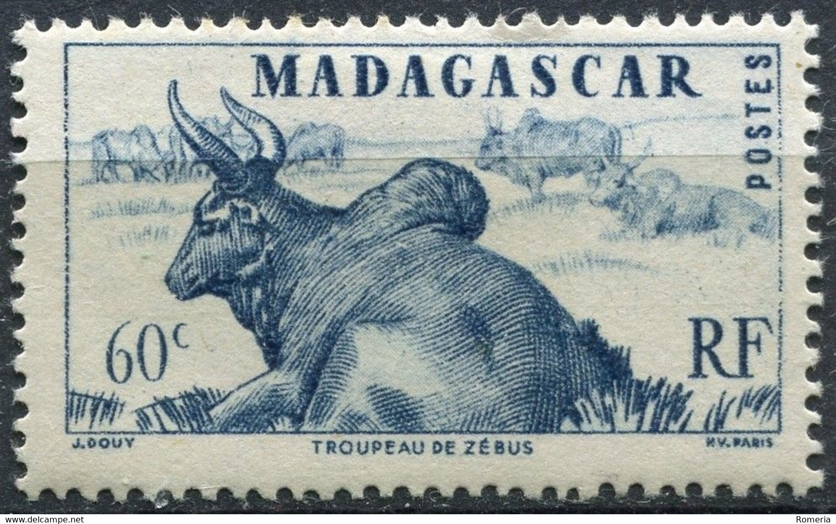 Madagascar - 1946 -> 1954 - Lot timbres Yt 300 á 326 oblitérés, quelques * TC