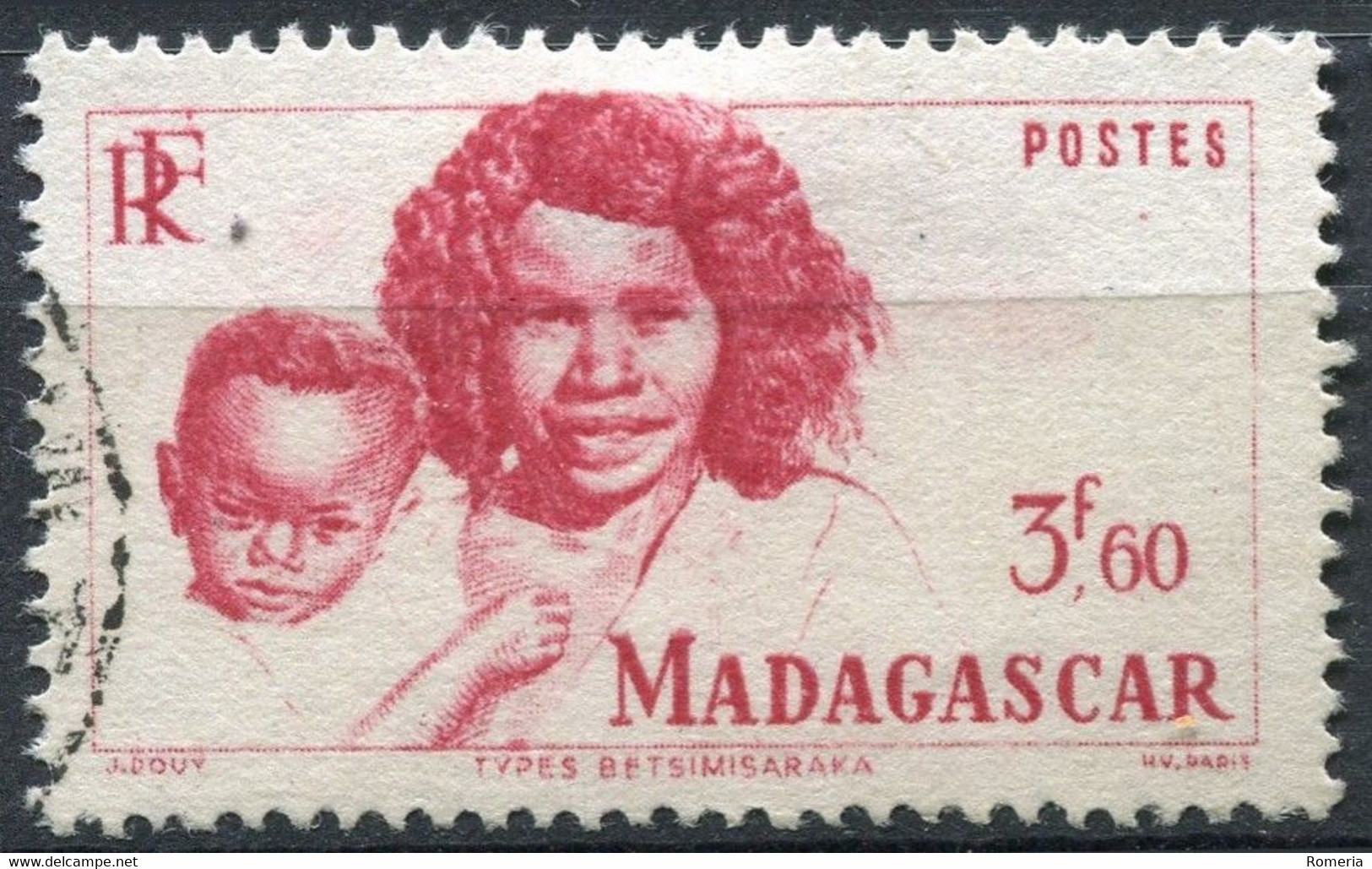 Madagascar - 1946 -> 1954 - Lot timbres Yt 300 á 326 oblitérés, quelques * TC