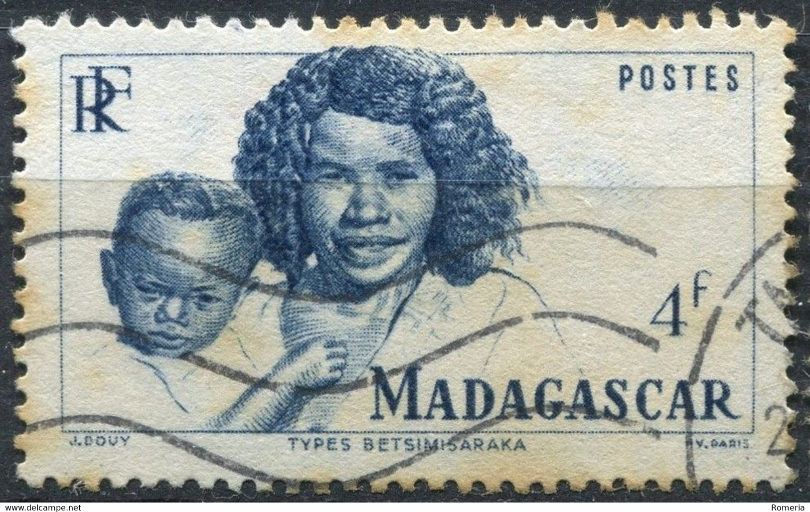Madagascar - 1946 -> 1954 - Lot timbres Yt 300 á 326 oblitérés, quelques * TC