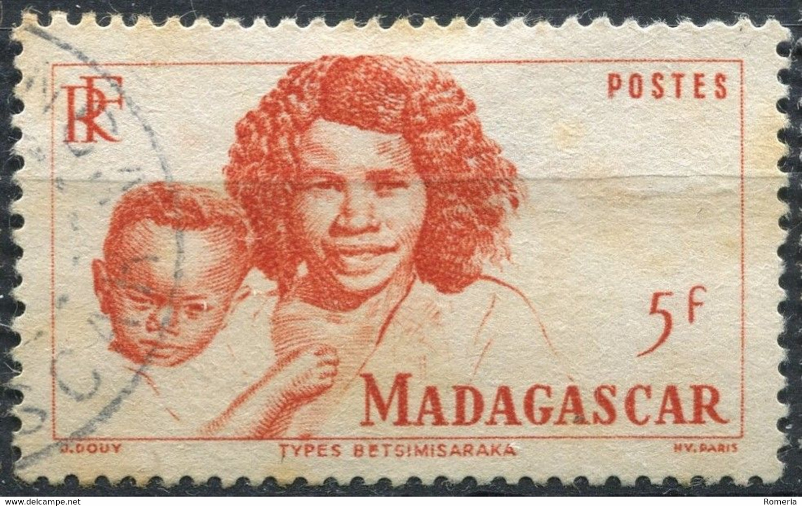 Madagascar - 1946 -> 1954 - Lot timbres Yt 300 á 326 oblitérés, quelques * TC