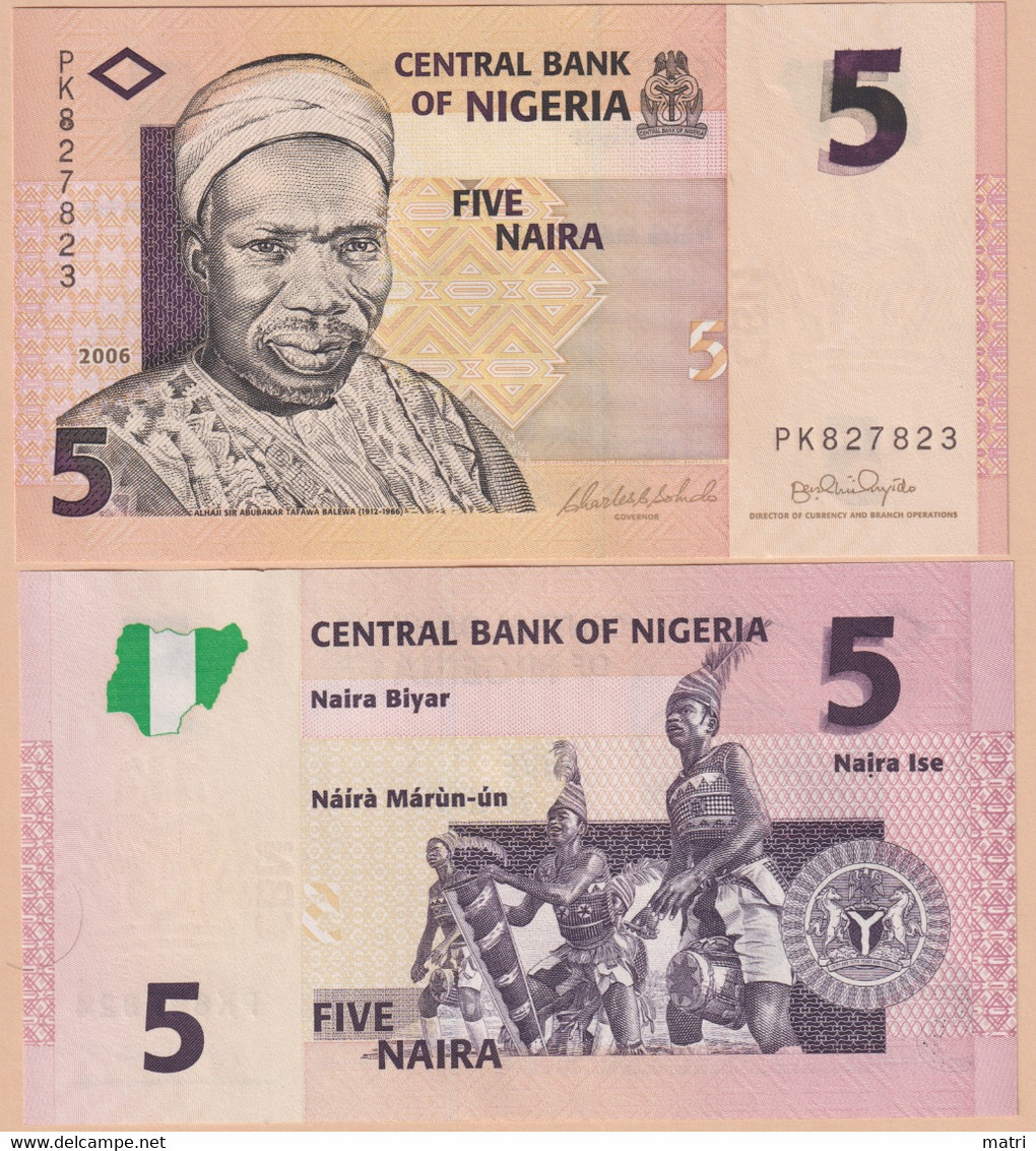 Nigeria 5 Naira 2006 (paper) P#32a - Nigeria