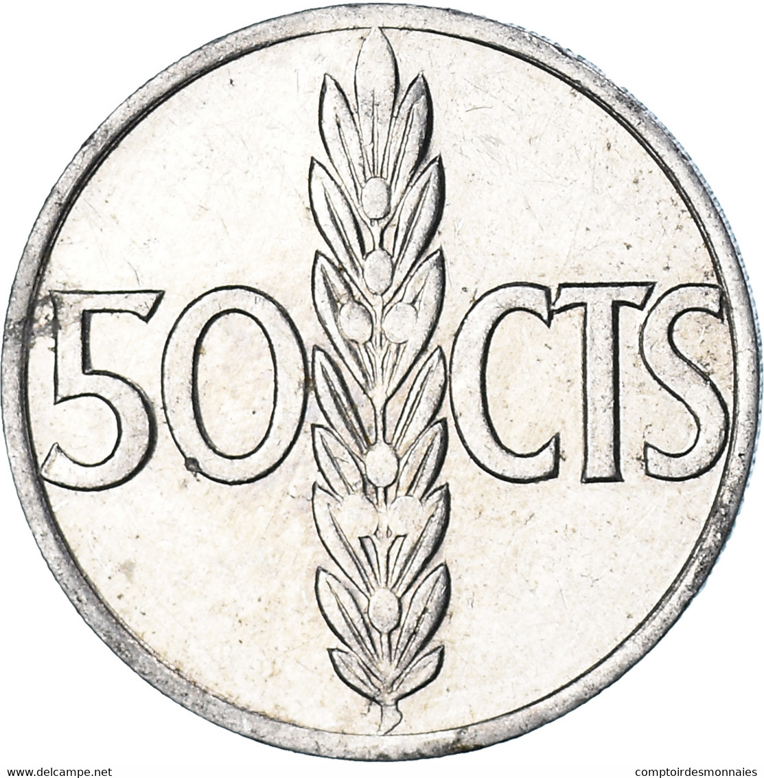 Monnaie, Espagne, 50 Centimos, Undated (1966) - 50 Centimos