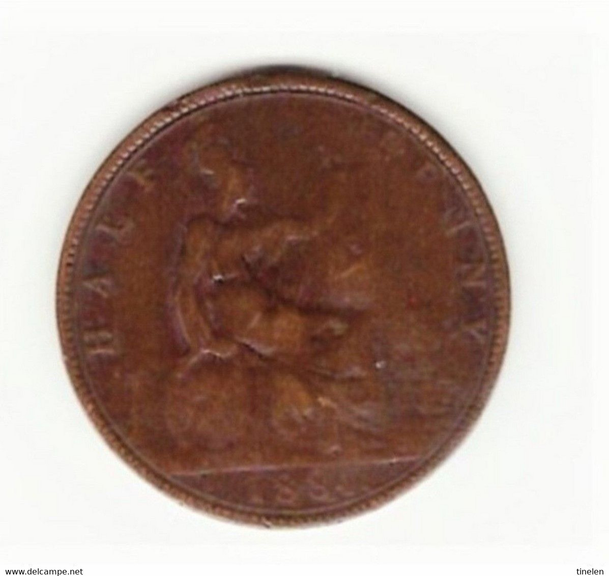 GREAT BRITAIN - HALF PENNY 1881 - VICTORIA - C. 1/2 Penny