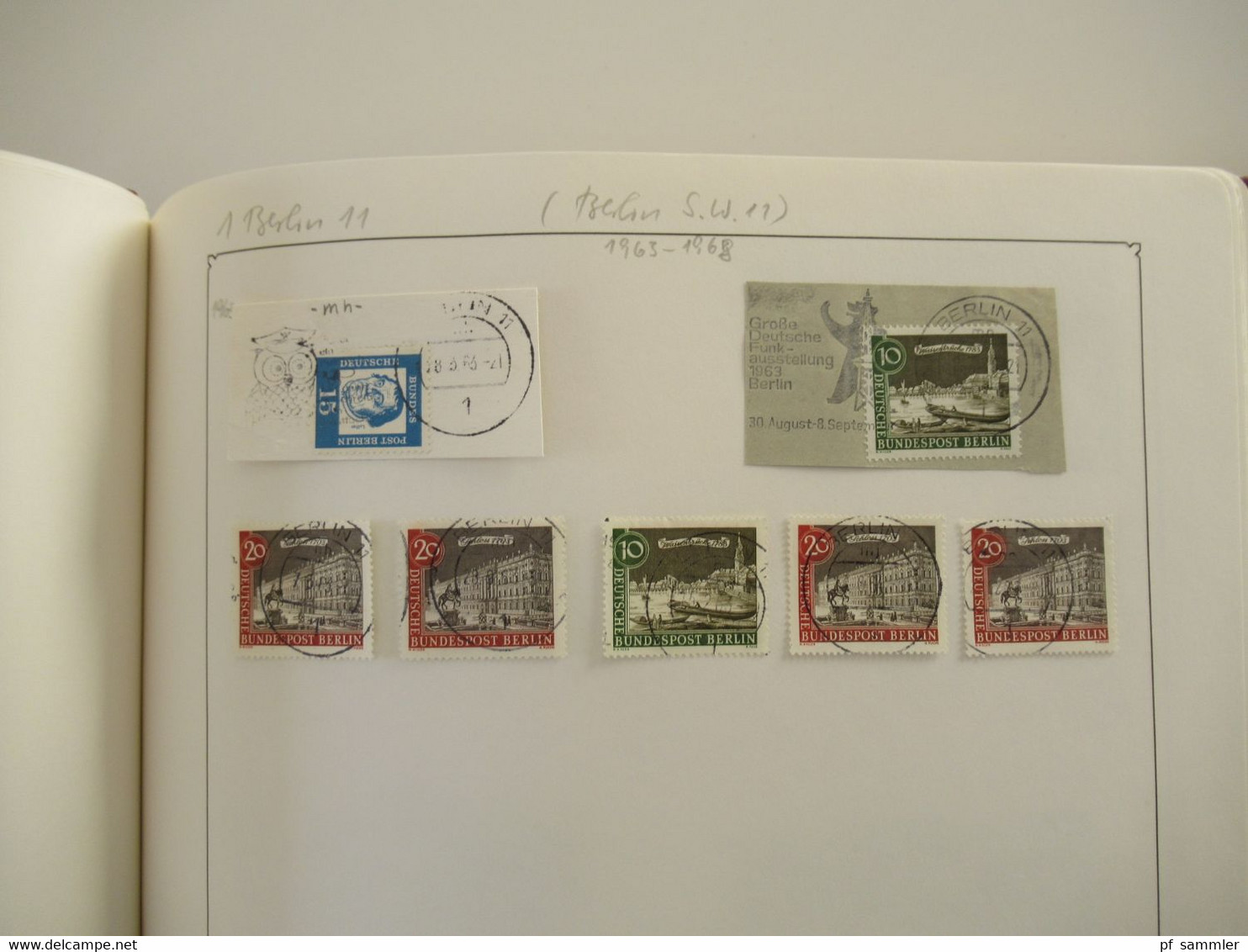 Spezial Slg. Berliner Postämter Ab 1962 Mit Etlichen Briefstücken Und Auch Belegen! Interessanter Stöberposten!! - Colecciones (en álbumes)