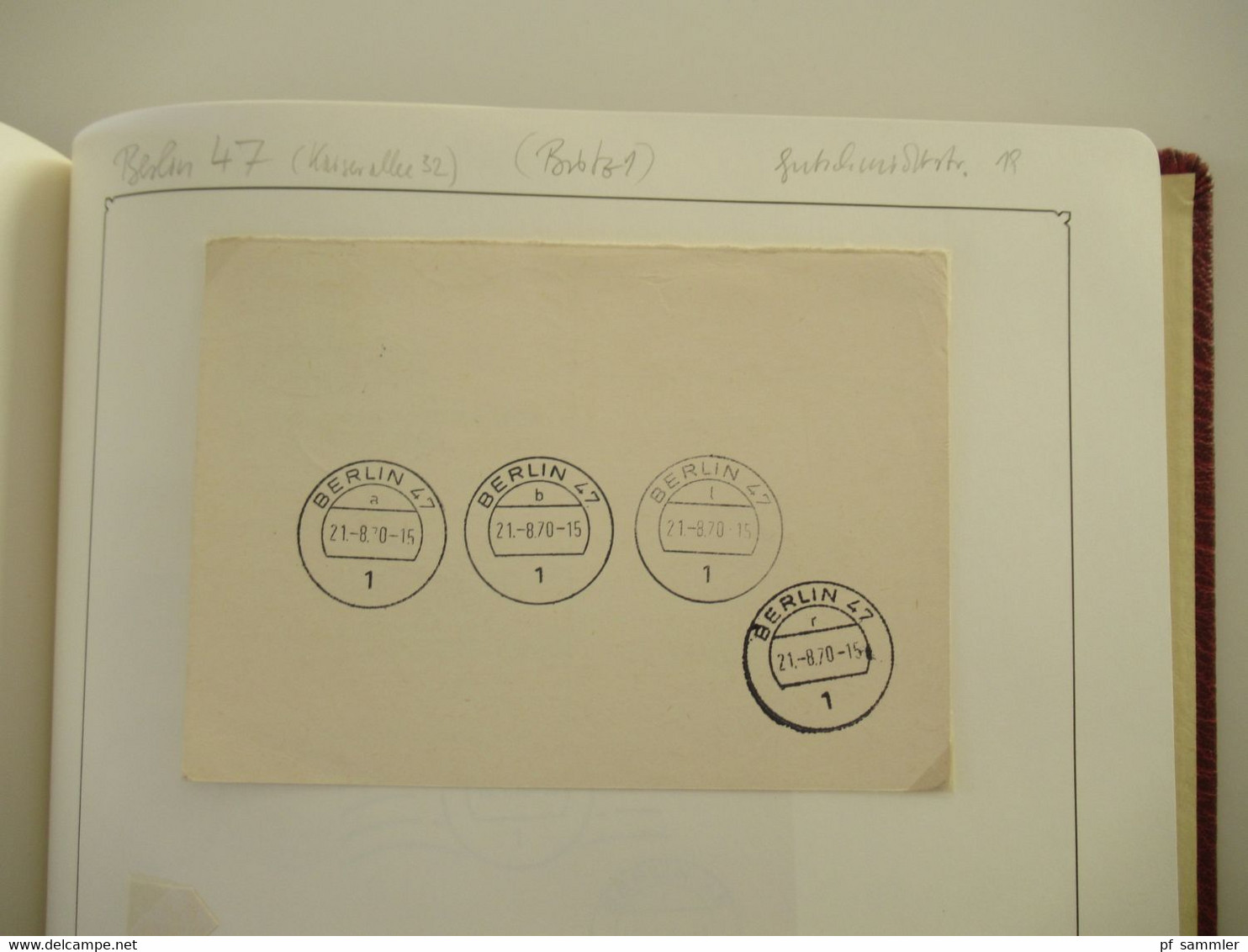 Spezial Slg. Berliner Postämter ab 1962 mit etlichen Briefstücken und auch Belegen! Interessanter Stöberposten!!