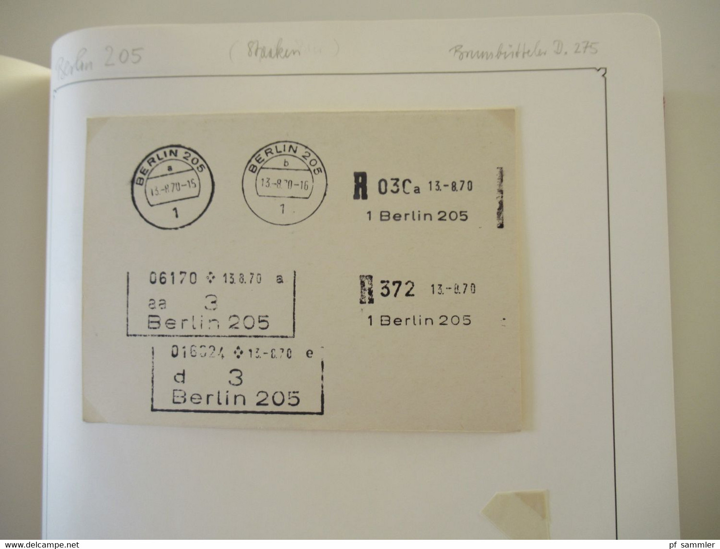 Spezial Slg. Berliner Postämter ab 1962 mit etlichen Briefstücken und auch Belegen! Interessanter Stöberposten!!