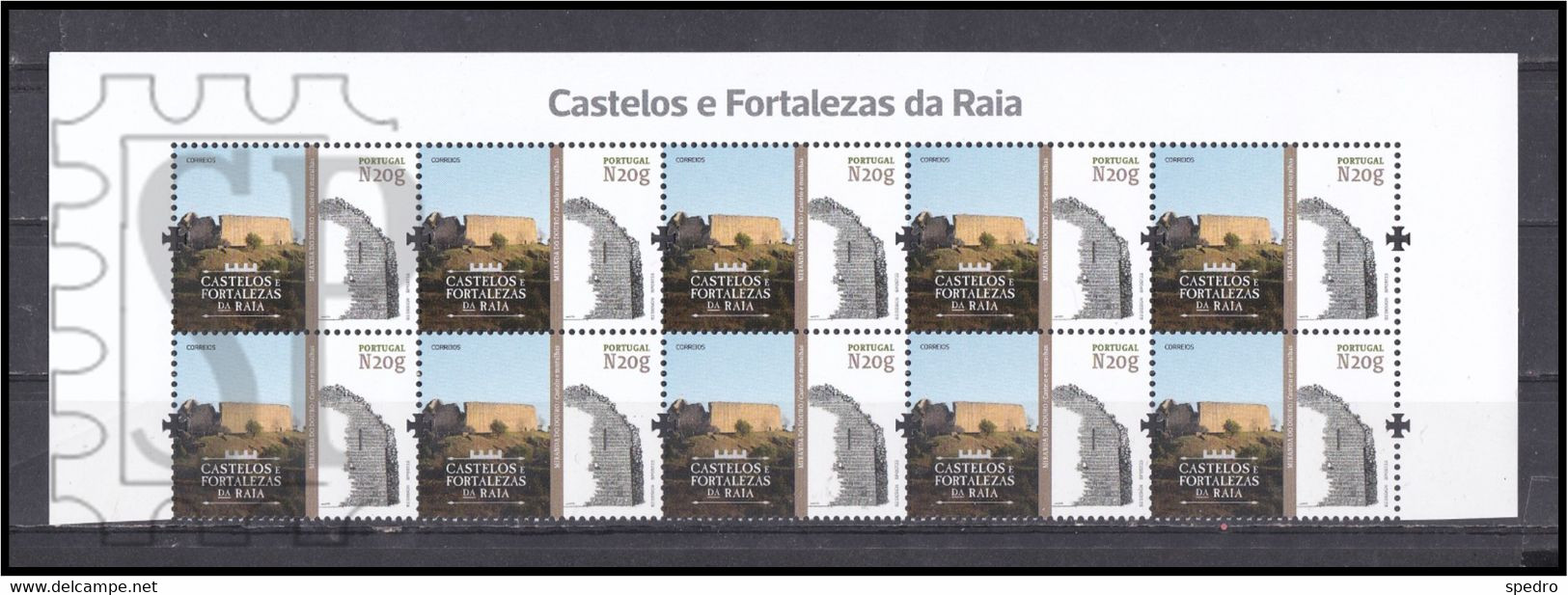 Portugal 2023 Castelos E Fortalezas Da Raia CASTLES AND FORTRESSES CHÂTEAUX ET FORTERESSES Miranda Do Douro - Feuilles Complètes Et Multiples