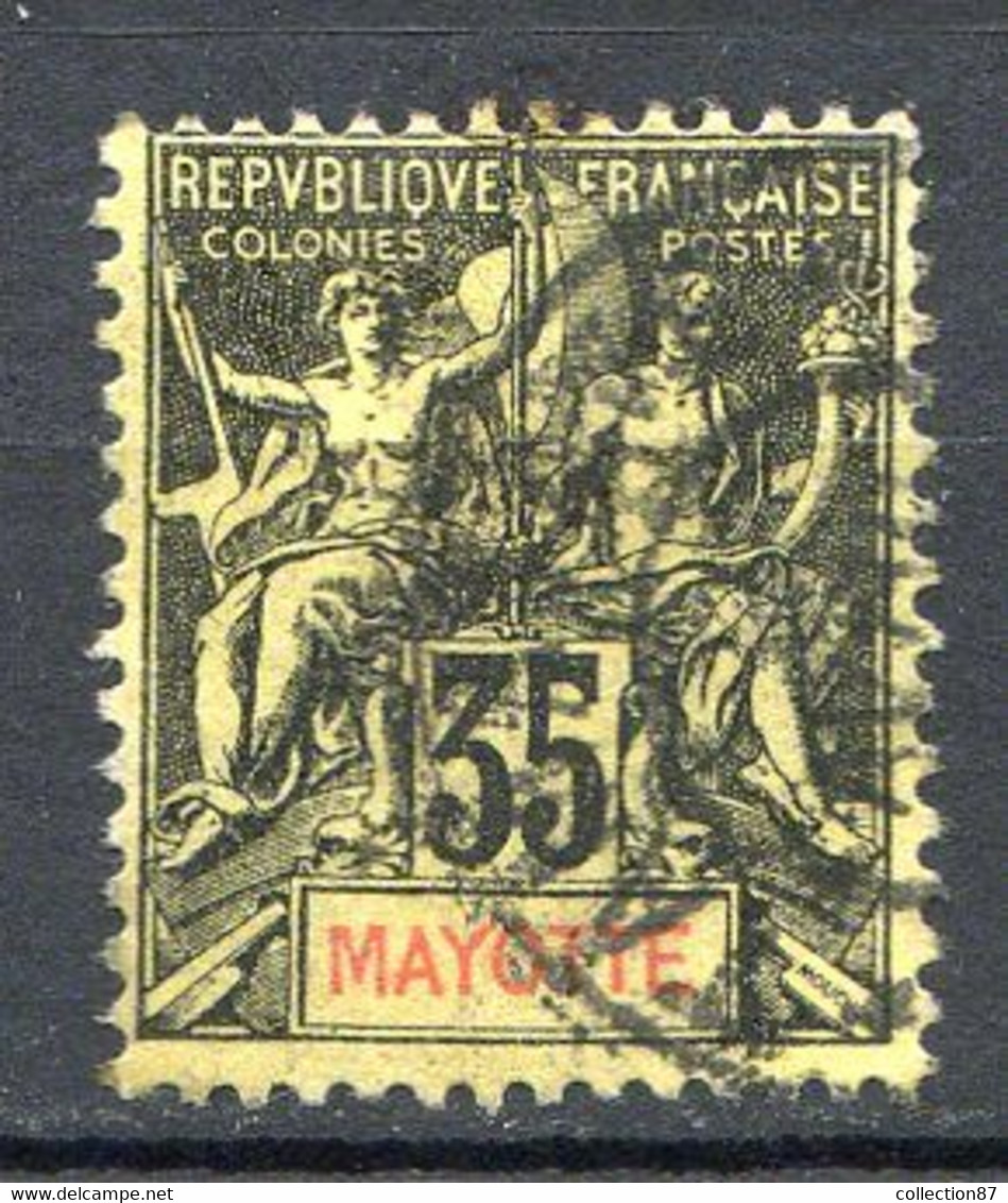 Réf 53 CL2 < -- MAYOTTE < Yvert N° 18 Ø < Oblitéré - Usados