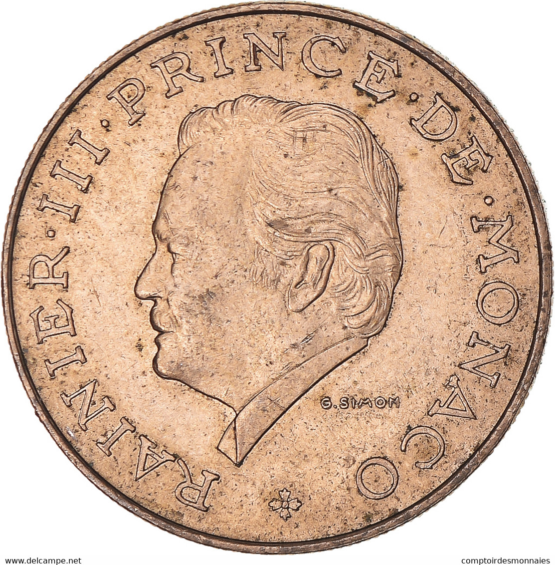 Monnaie, Monaco, 10 Francs, 1976 - 1960-2001 Nouveaux Francs