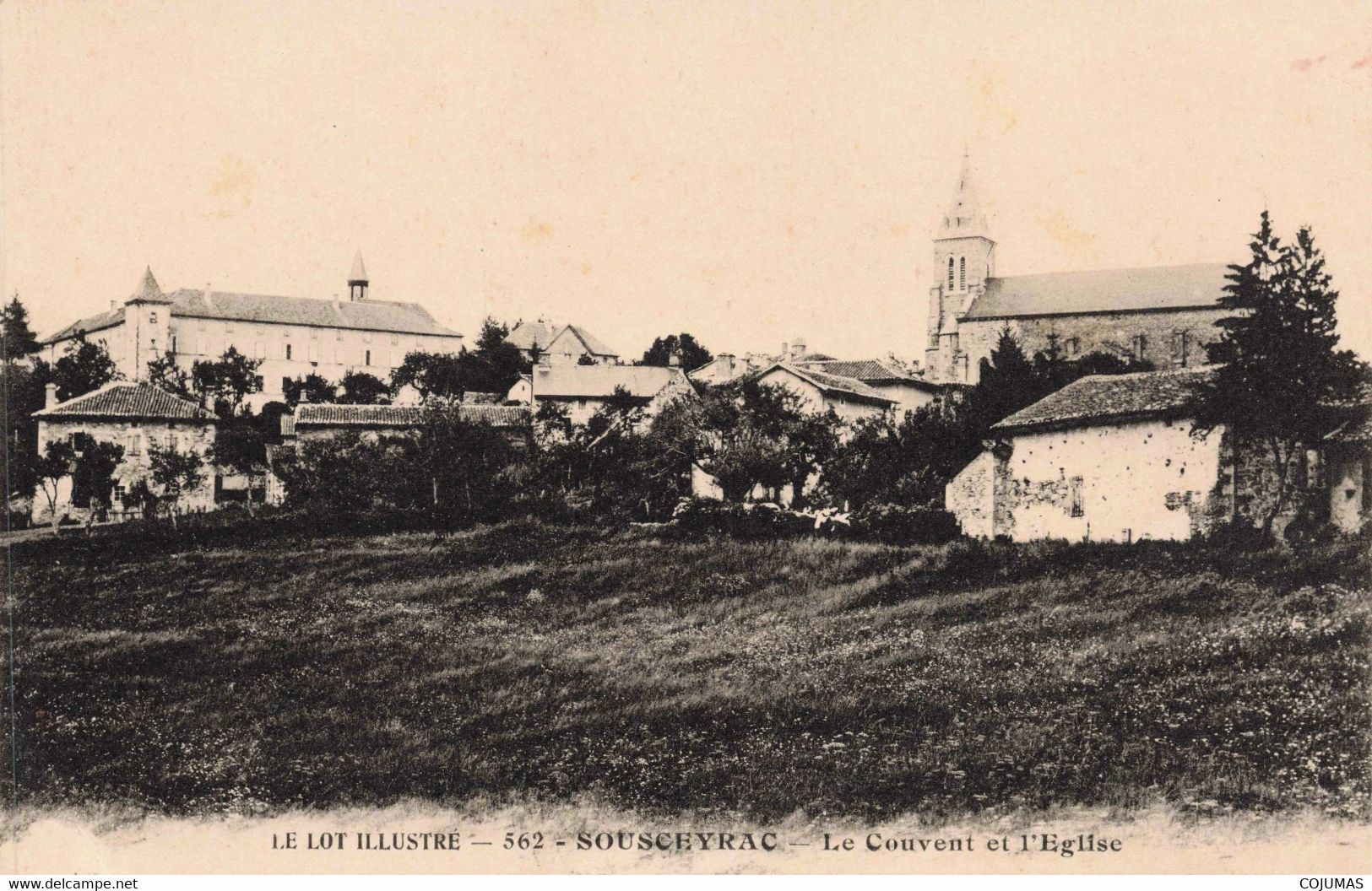 46 - SOUSCEYRAC - S11105 - Le Couvent Et L'Eglise - L16 - Sousceyrac