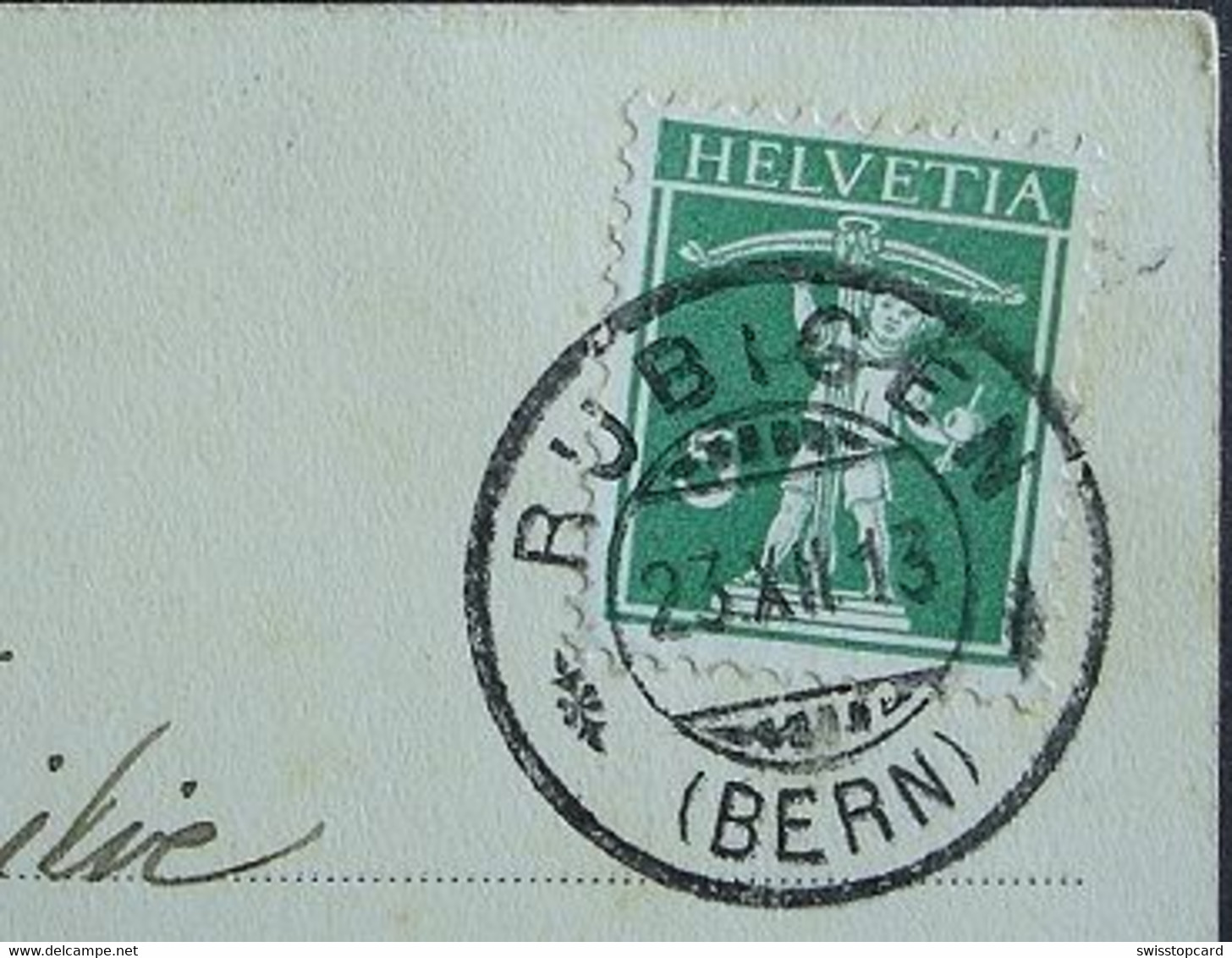 BELP Im Belpmoos Gel. 1913 V. Rubigen - Belp