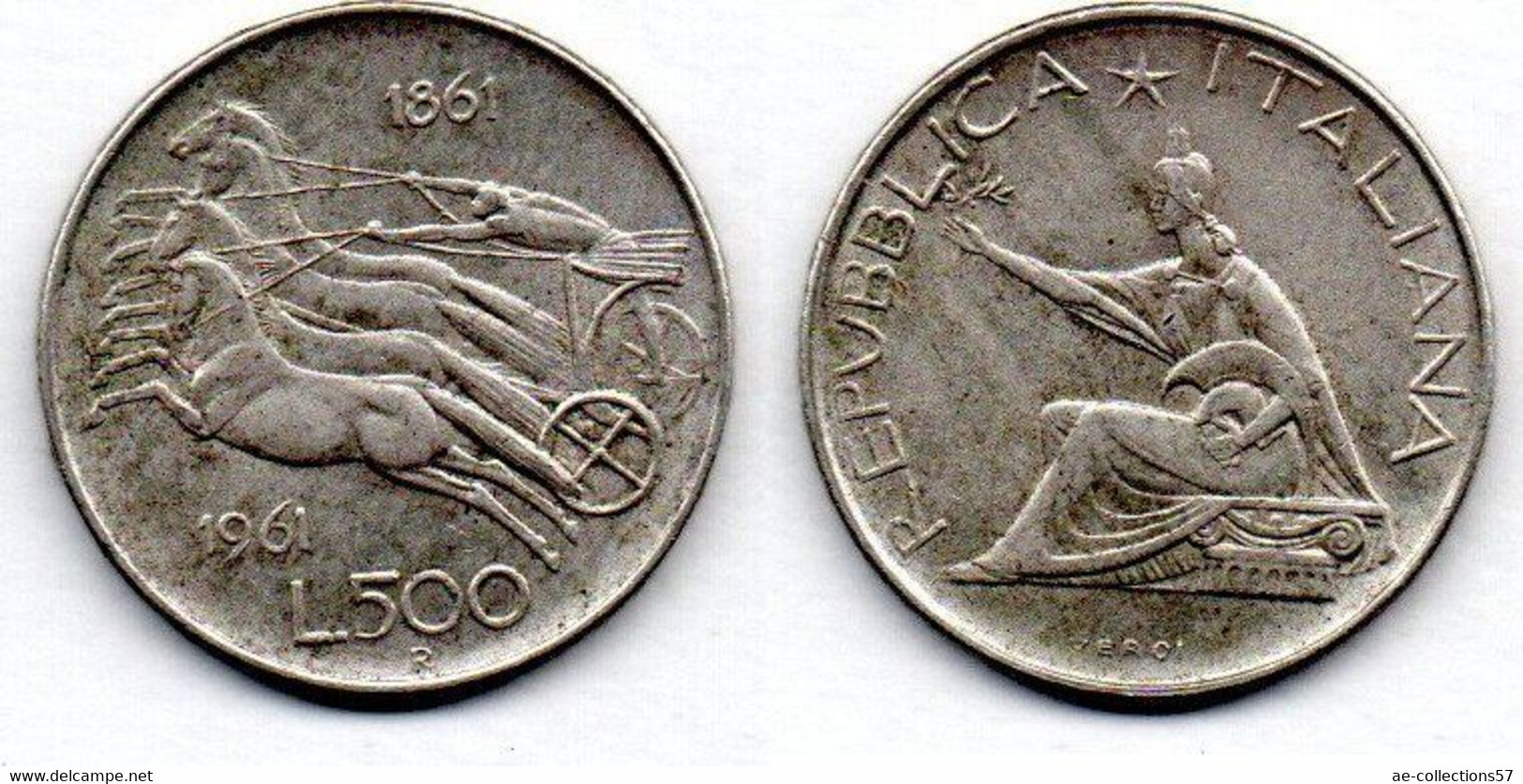 MA 20242 / Italie - Italien - Italy   500 Lires 1961 R TTB - 500 Liras