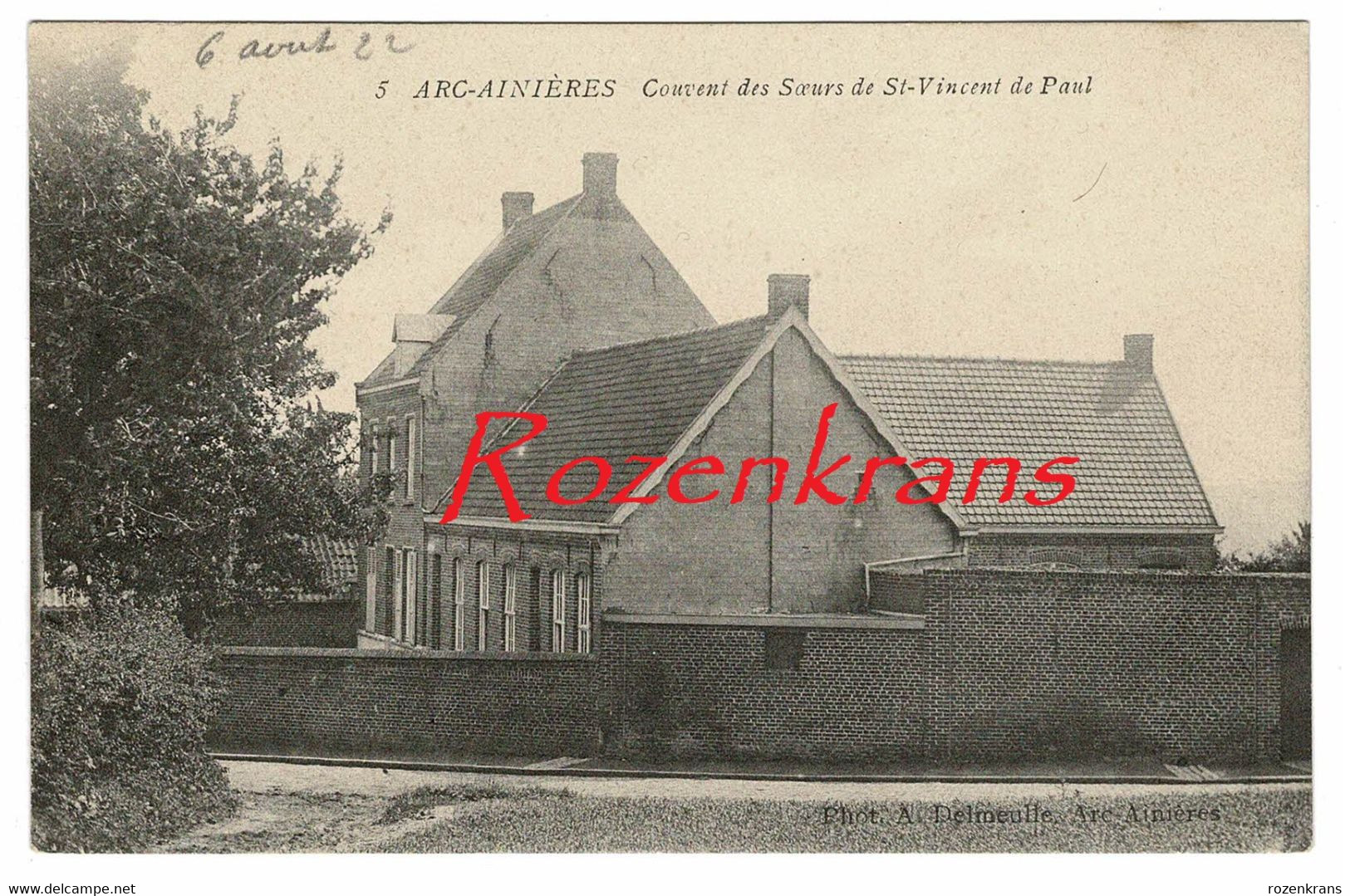 Arc-Ainières Couvent Des Soeurs De Saint St Vincent De Paul CPA Rare Hainaut (En Très Bon état) Henegouwen - Frasnes-lez-Anvaing