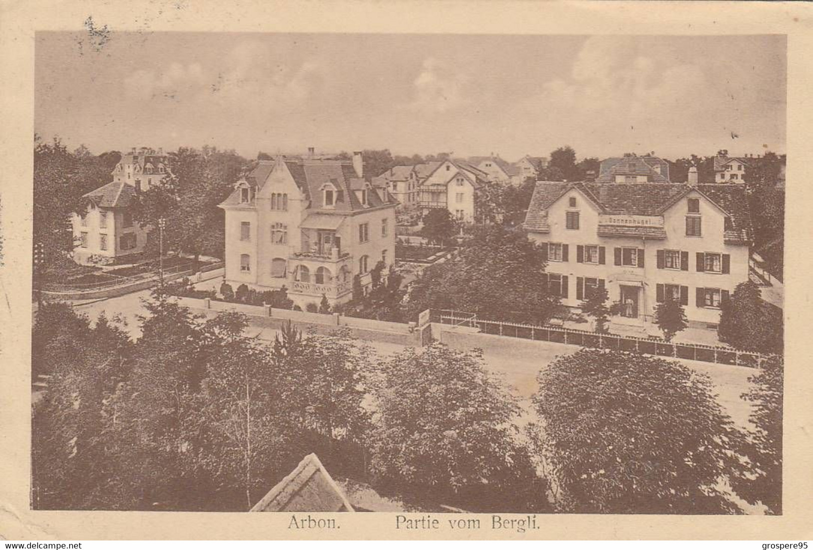 ARBON PARTIE VOM BERGLI 1919 RARE - Arbon