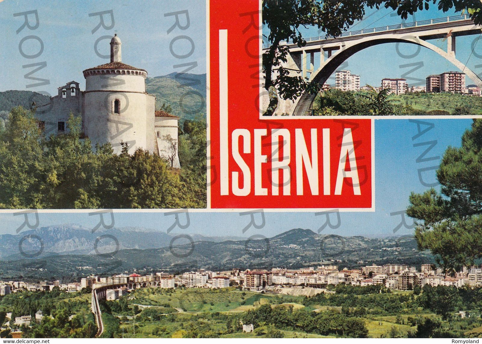 CARTOLINA  ISERNIA,MOLISE,STORIA,MEMORIA,CULTURA,RELIGIONE,IMPERO ROMANO,BELLA ITALIA,NON VIAGGIATA - Isernia