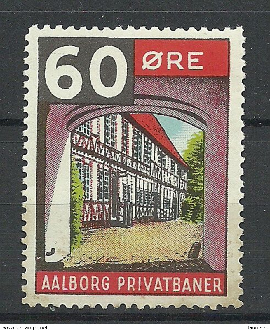 DENMARK Dänemark Railway Eisenbahn Railway Packet Stamp 60 öre * - Pacchi Postali
