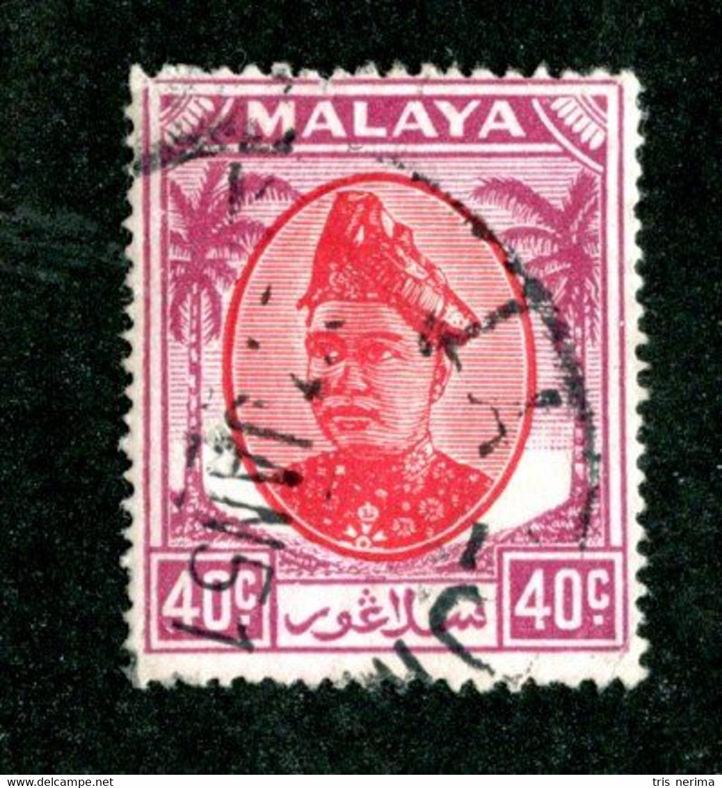 32 BCx Selangor 1949 Scott.90 Used ( All Offers 20% Off! ) - Selangor