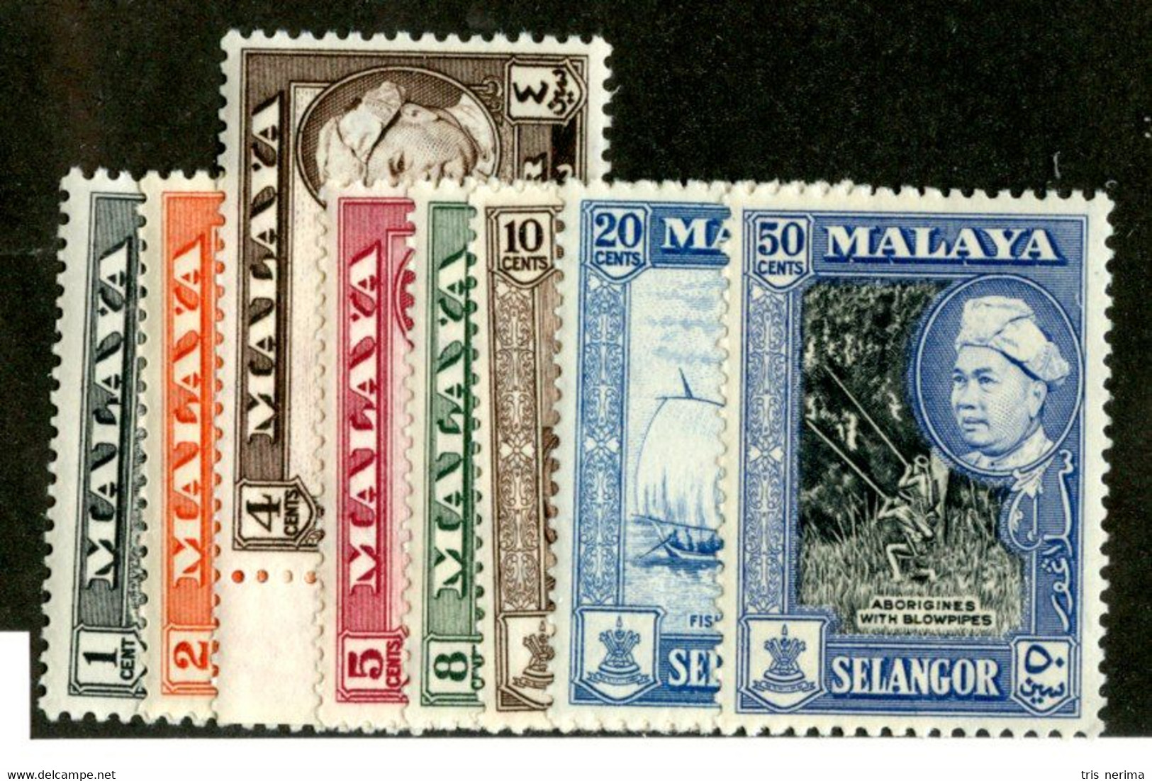 53 BCx Selangor Jap. 1957 Scott.102/09 Mnh** ( All Offers 20% Off! ) - Selangor