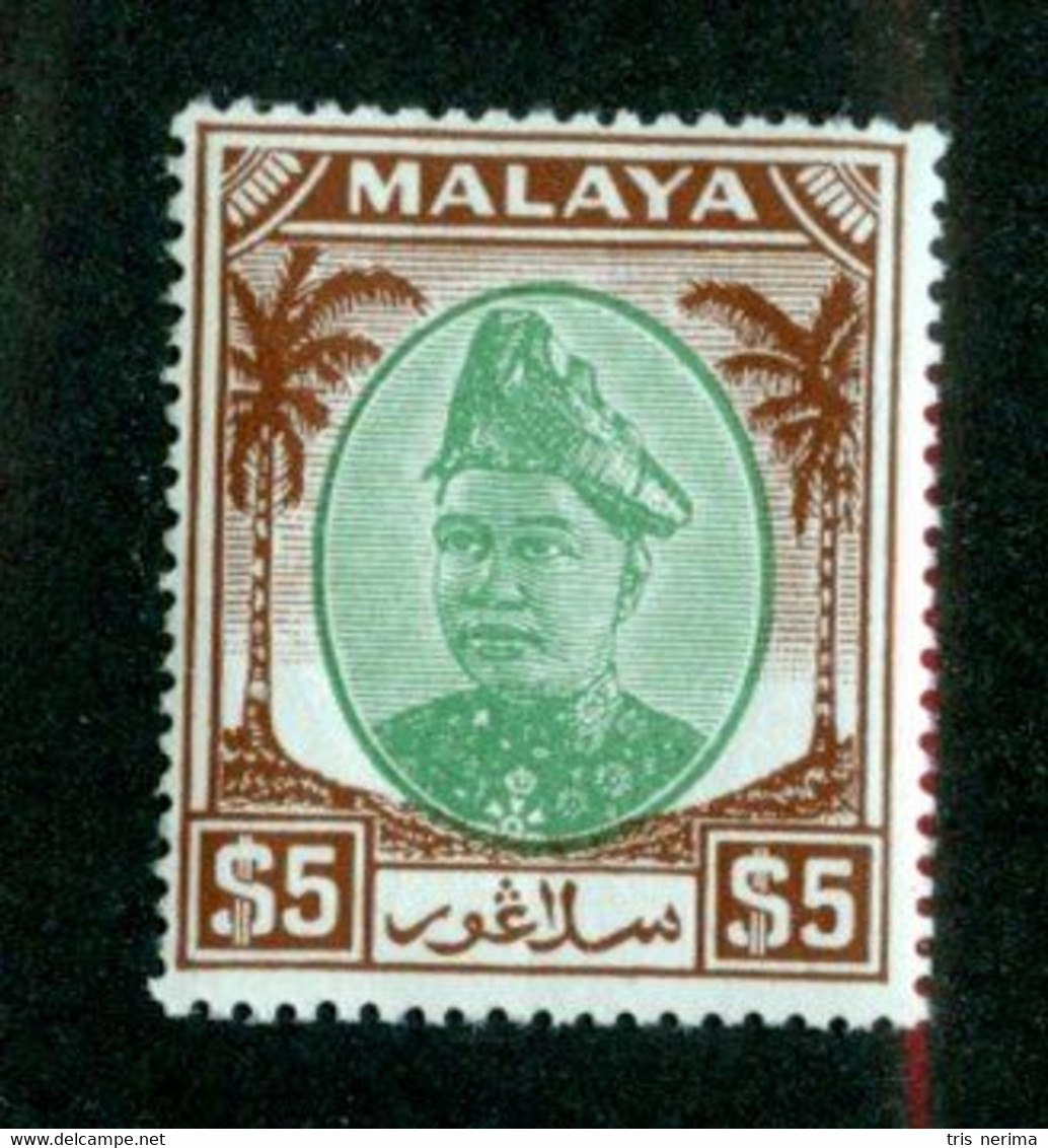 113 BCx Selangor 1949 Scott 94 Mnh** ( All Offers 20% Off! ) - Selangor