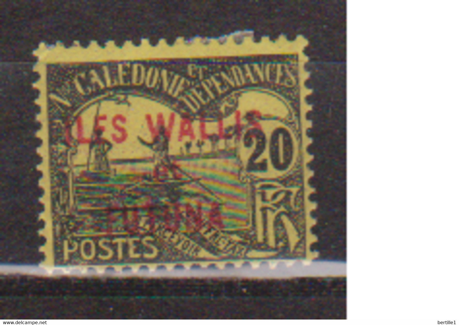 WALLIS ET FUTUNA     N°  YVERT TAXE 4  NEUF AVEC CHARNIERES  ( CH 3/11 ) - Postage Due