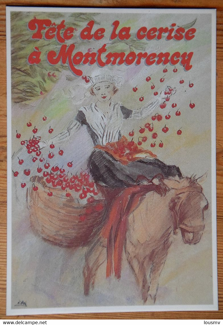 Montmorency - Fête De La Cerise - Journée Des Associations 1985 - Club Philatélique Et Association Cartophile -(n°25542) - Bourses & Salons De Collections