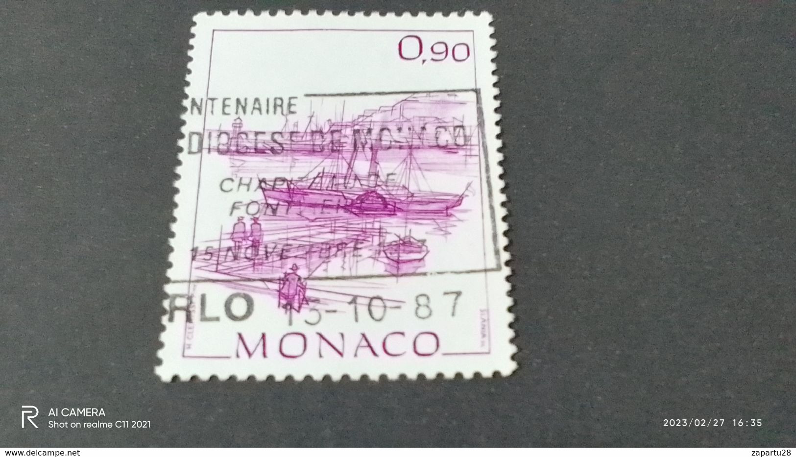 MONACO 1980-90     0.90C -DAMGALI - Oblitérés