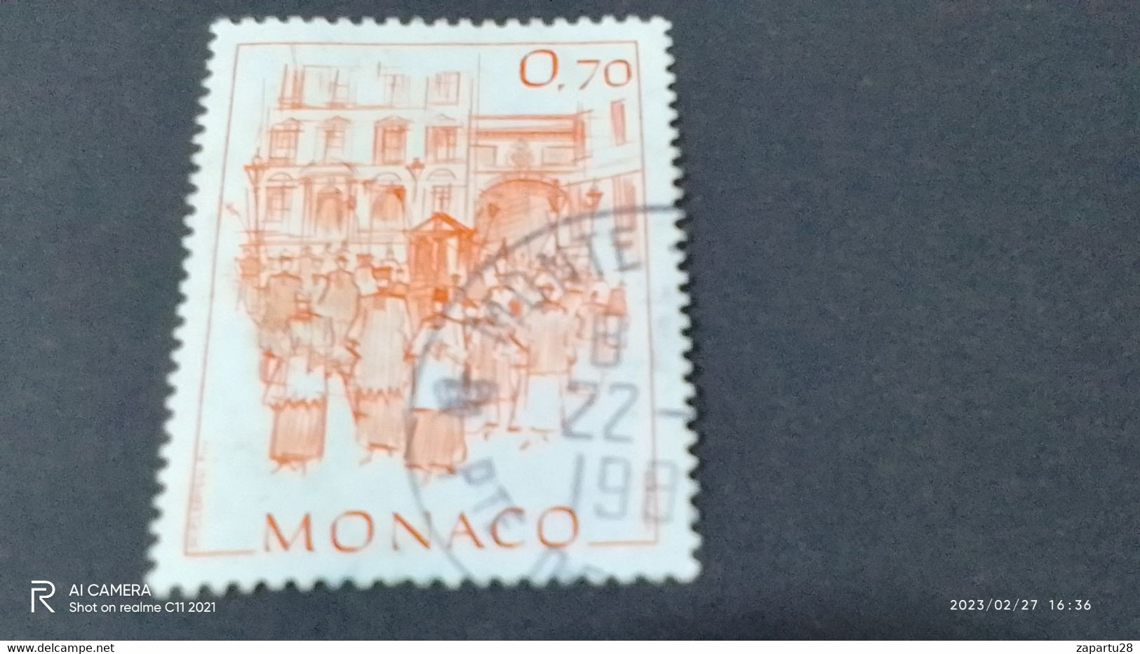 MONACO 1980-90     0.70FR -DAMGALI - Gebraucht