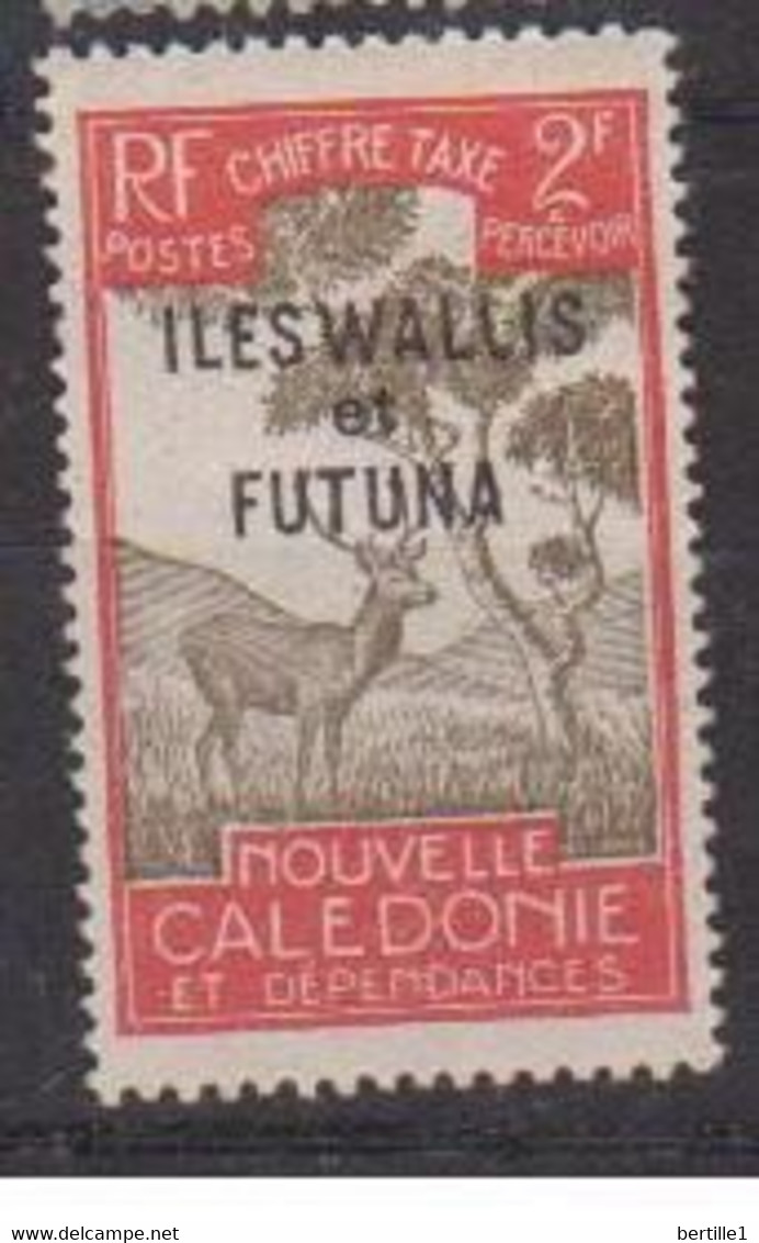 WALLIS ET FUTUNA     N°  YVERT TAXE 22 NEUF AVEC CHARNIERES  ( CH 3/12 ) - Timbres-taxe