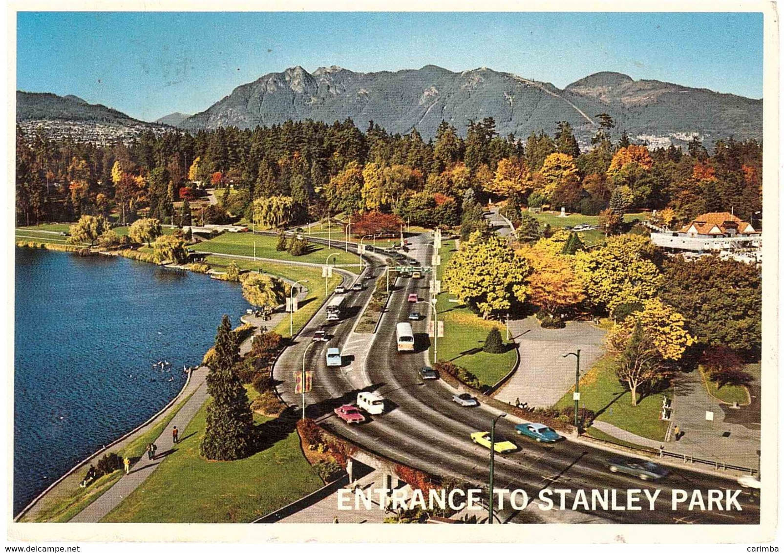 CARTOLINA PER ITALIA STANLEY PARK - Storia Postale