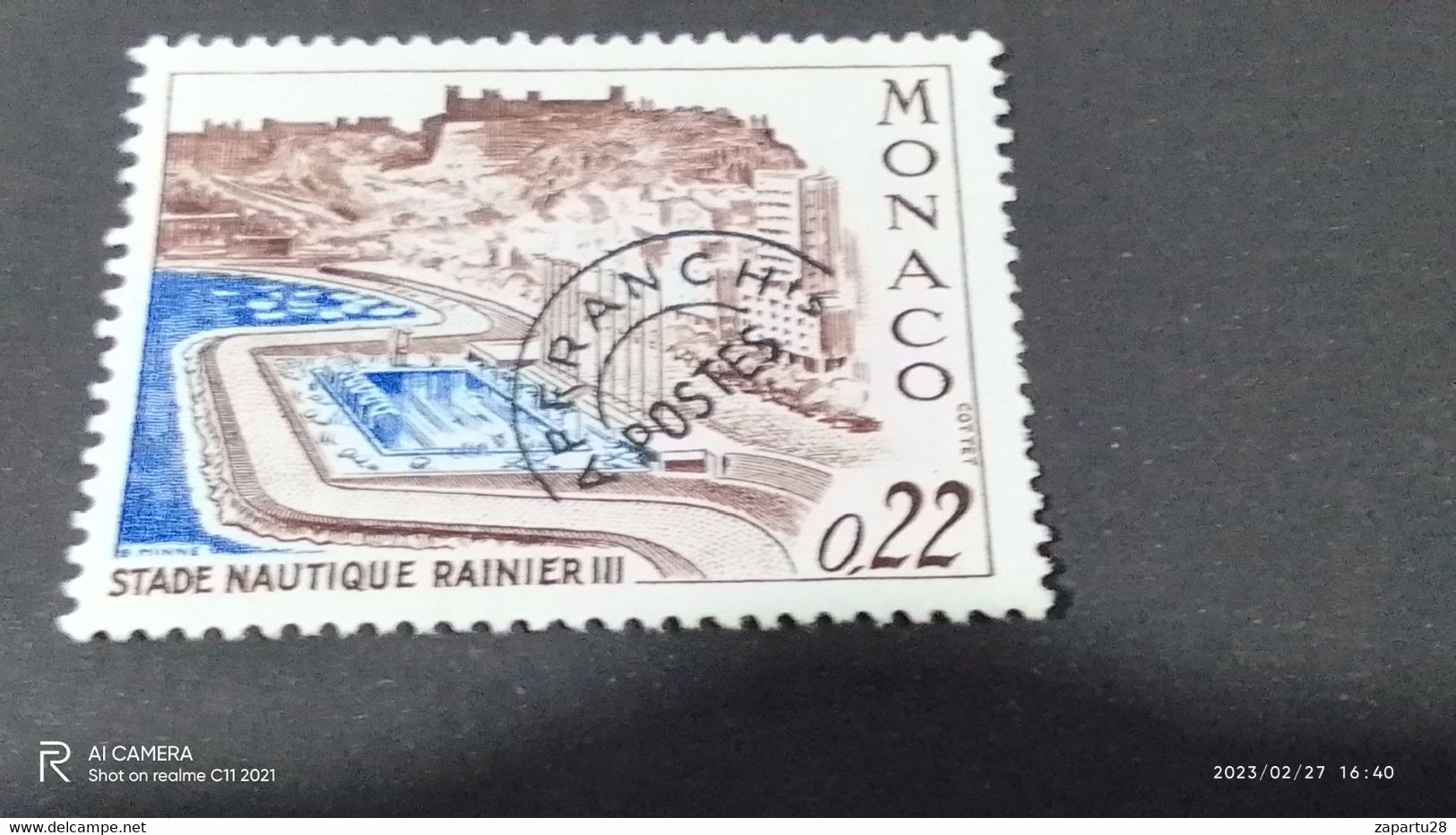 MONACO 1970-80         0.22FR -DAMGALI - Oblitérés
