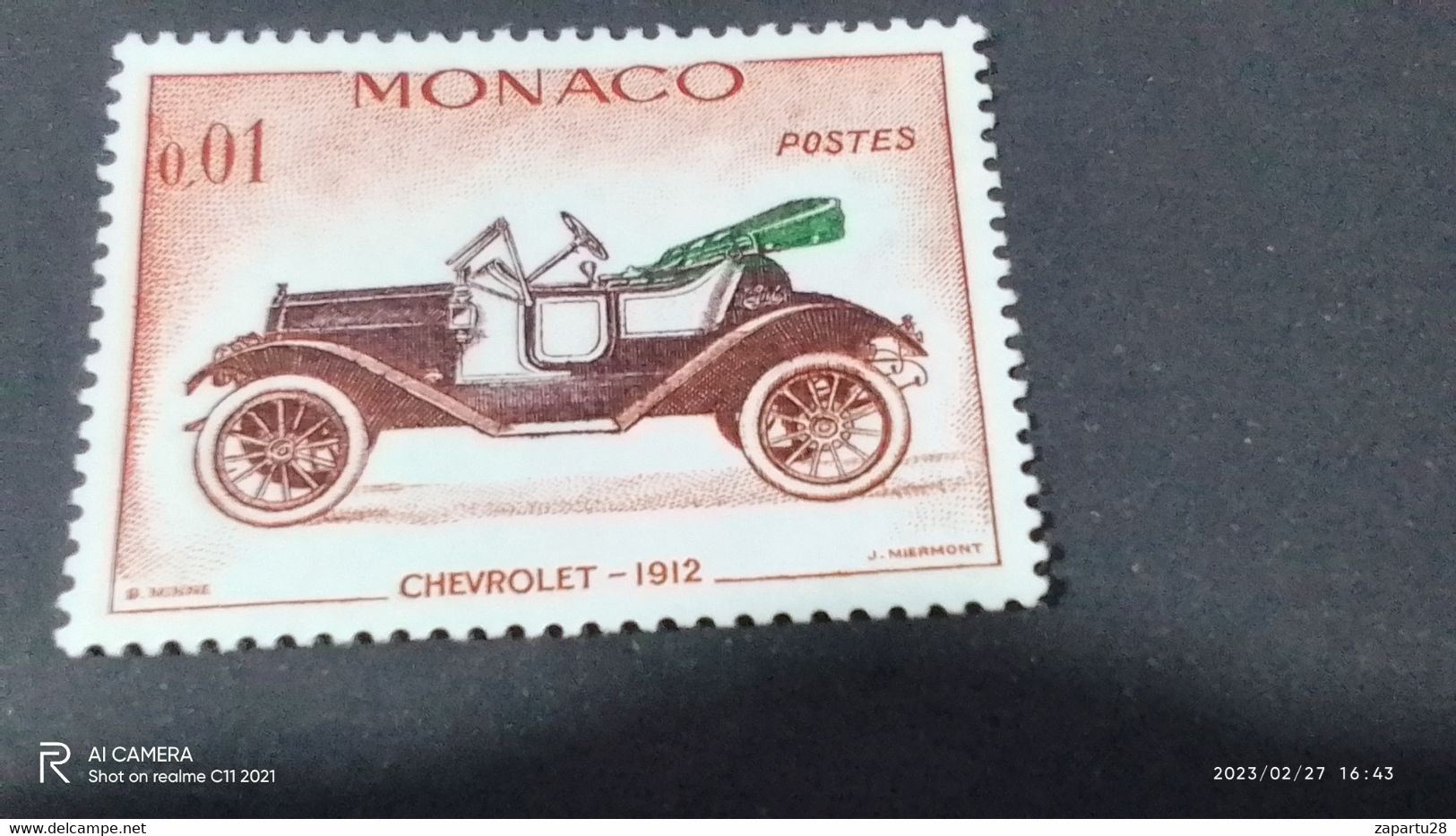 MONACO 1960-70         0.01FR -DAMGALI - Oblitérés