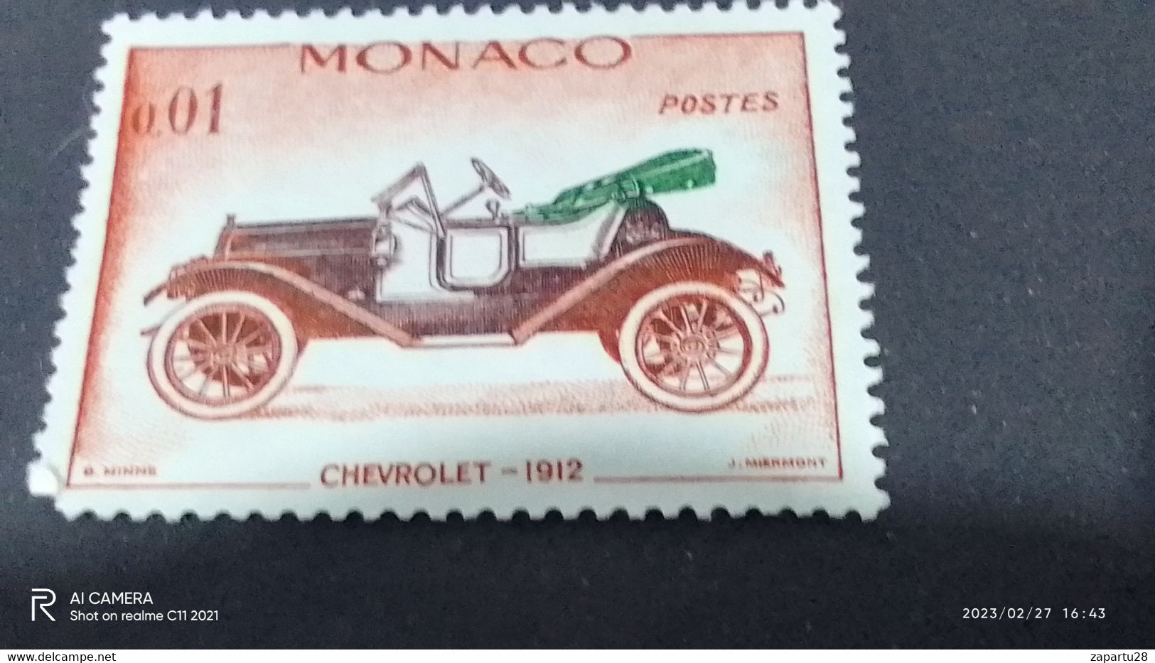 MONACO 1960-70         0.01FR -DAMGALI - Oblitérés