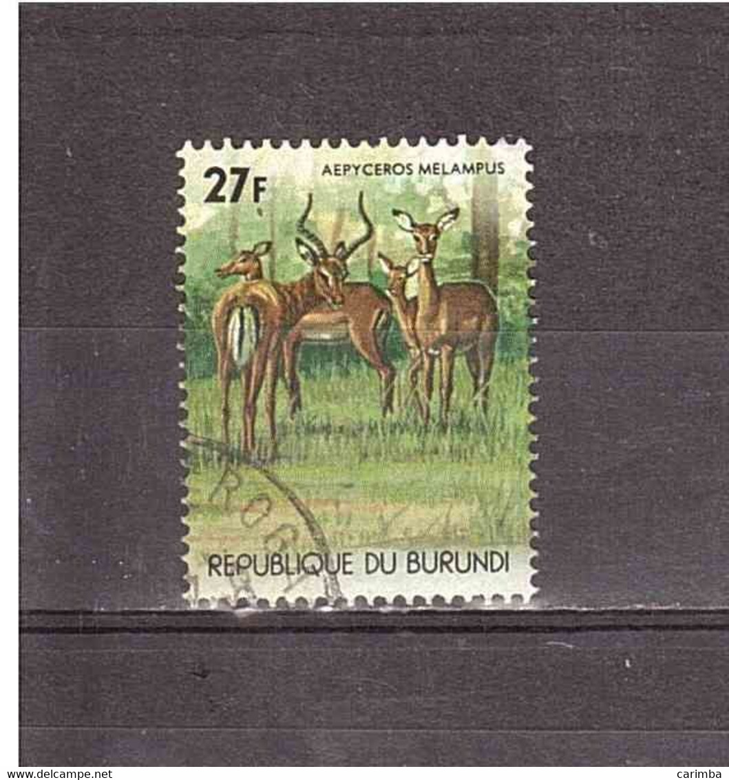 BURUNDI AEPYCEROS MELAMPUS - Used Stamps