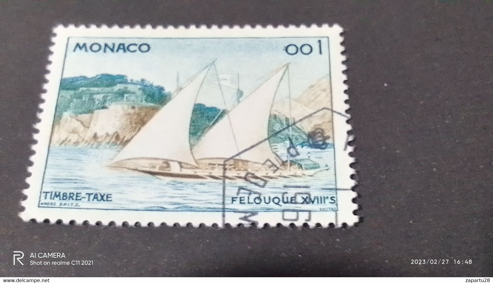MONACO 1980-90       0.01FR-DAMGALI - Oblitérés