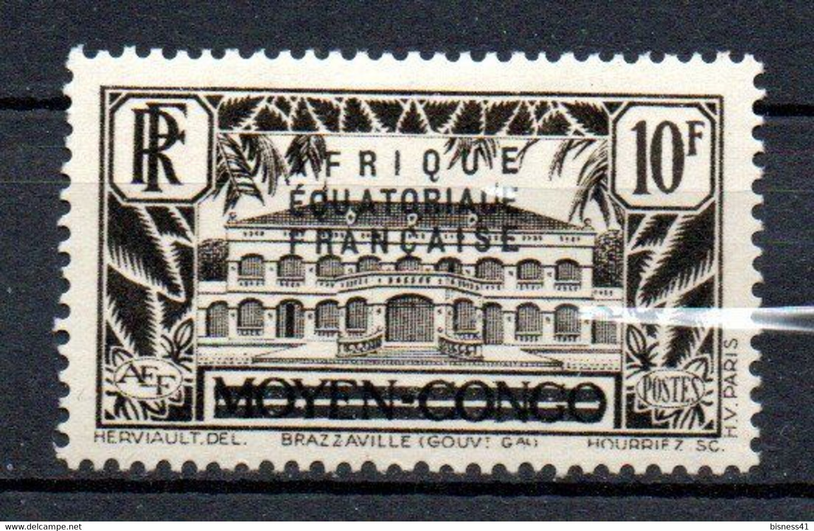 Col33 Colonie AEF Afrique  N° 15 Neuf X MH Cote : 45,00€ - Unused Stamps