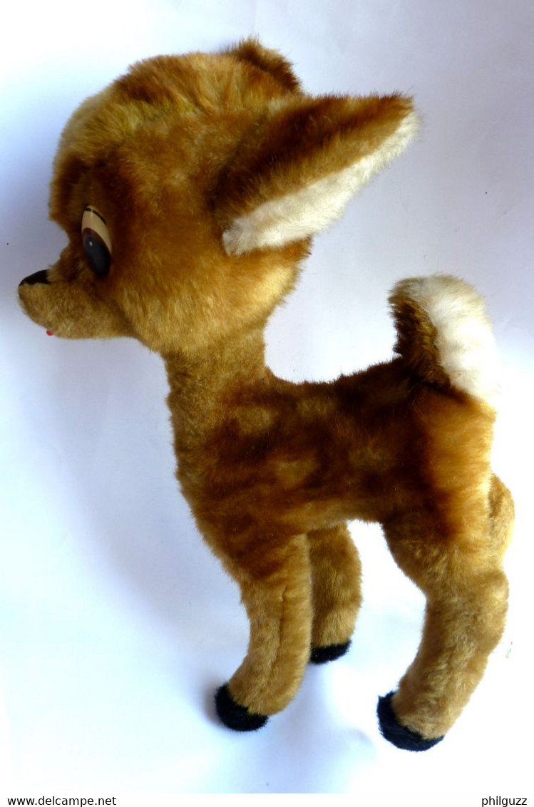 PELUCHE BAMBI WALT DISNEY DELACOSTE Années 60 - Plüschtiere